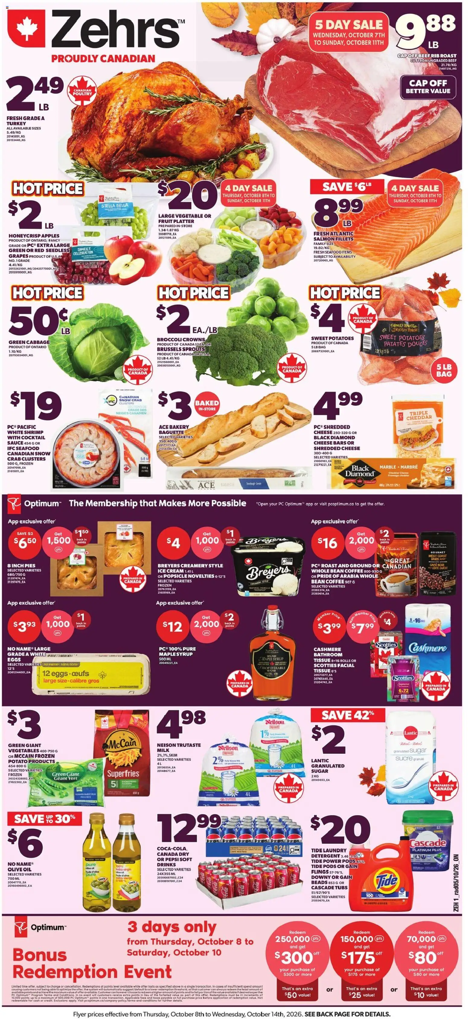 Zehrs flyer valid from Oct 8, 2026 | Page: 1