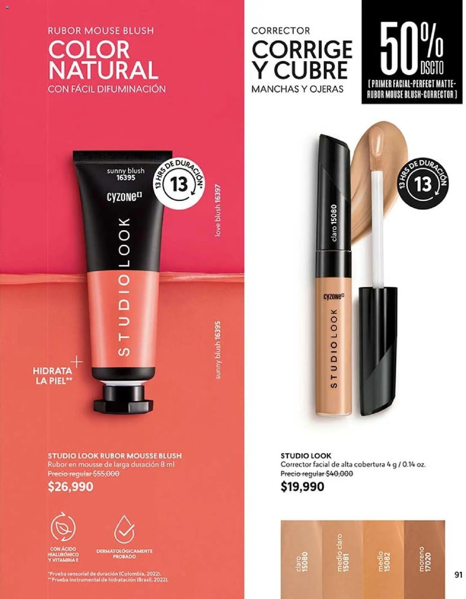 CyZone revista - valida desde el 07/09/2026 | Página: 103 | Productos: Rubor, Mouse, Mousse, Corrector