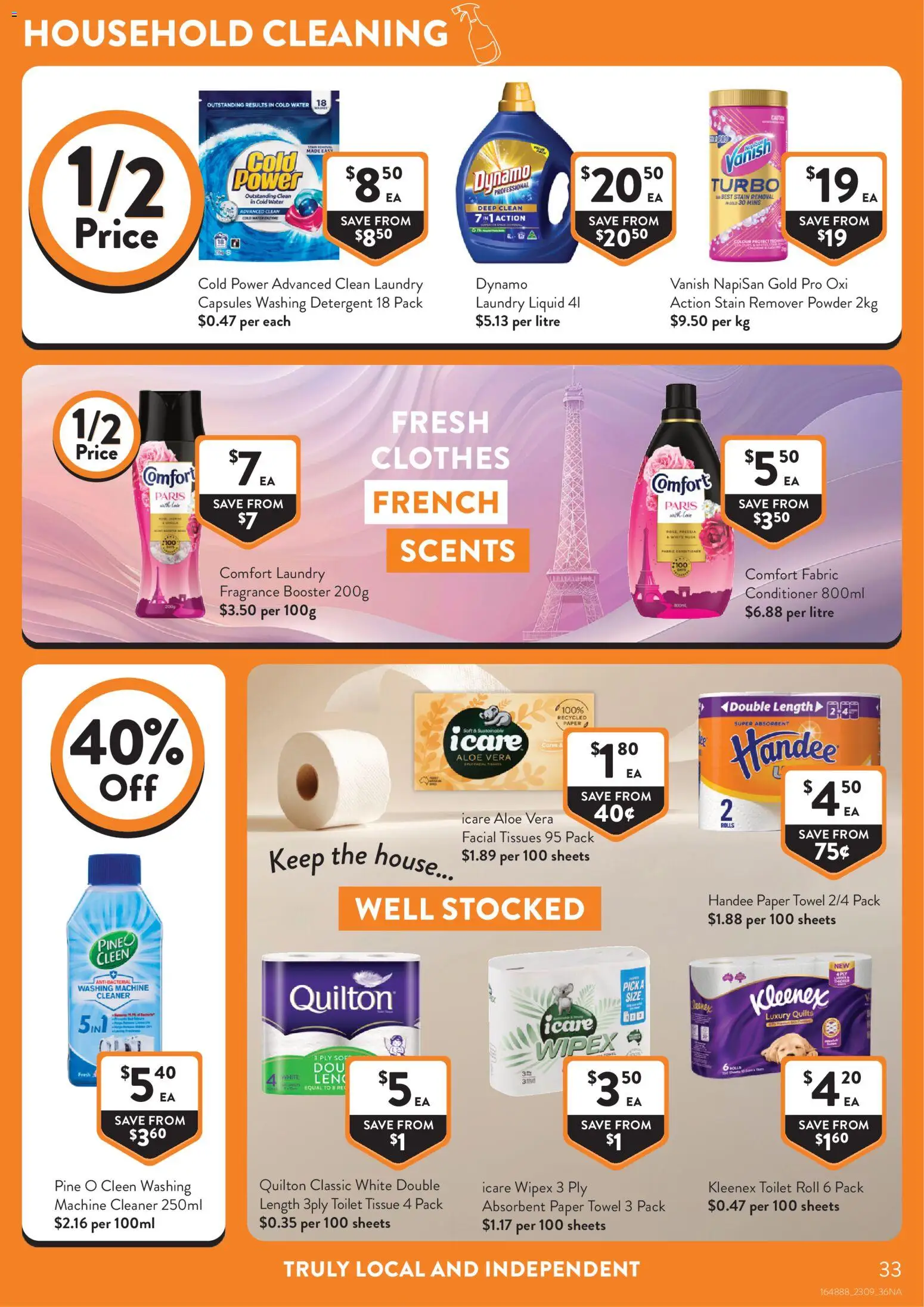 Foodworks catalogue - valid from 16/09/2026 | Page: 33 | Products: Toilet, Fragrance, Water, Tissues