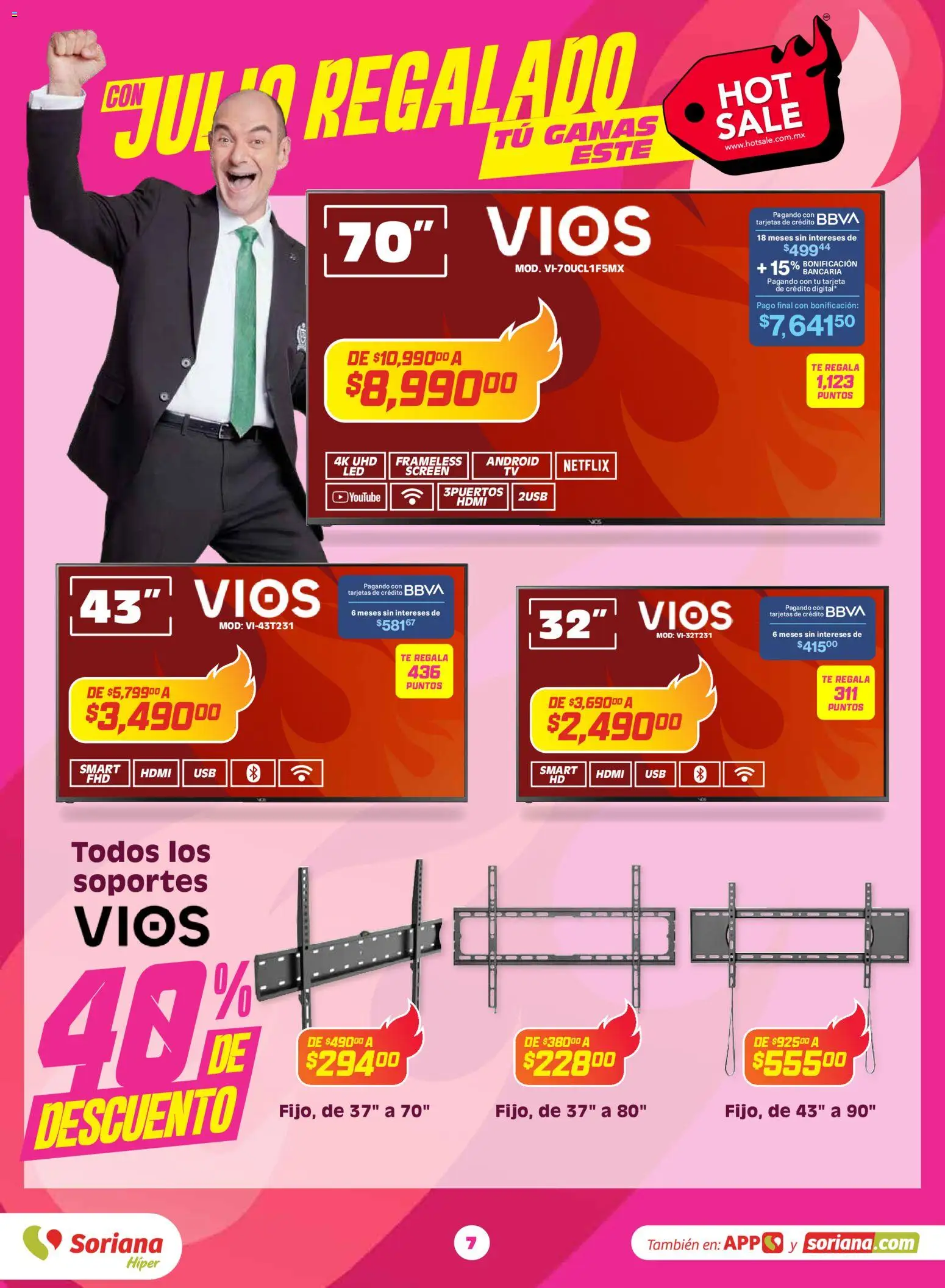 Nuevas ofertas de Soriana válidas en toda la República Mexicana desde el 25.05.2026. ¡Encuentra las mejores ofertas en Soriana Hot Sale Híper Nacional! | Página: 7 | Productos: Té