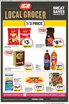 Preview of IGA catalogue Berry Springs - valid from 16/09/2026