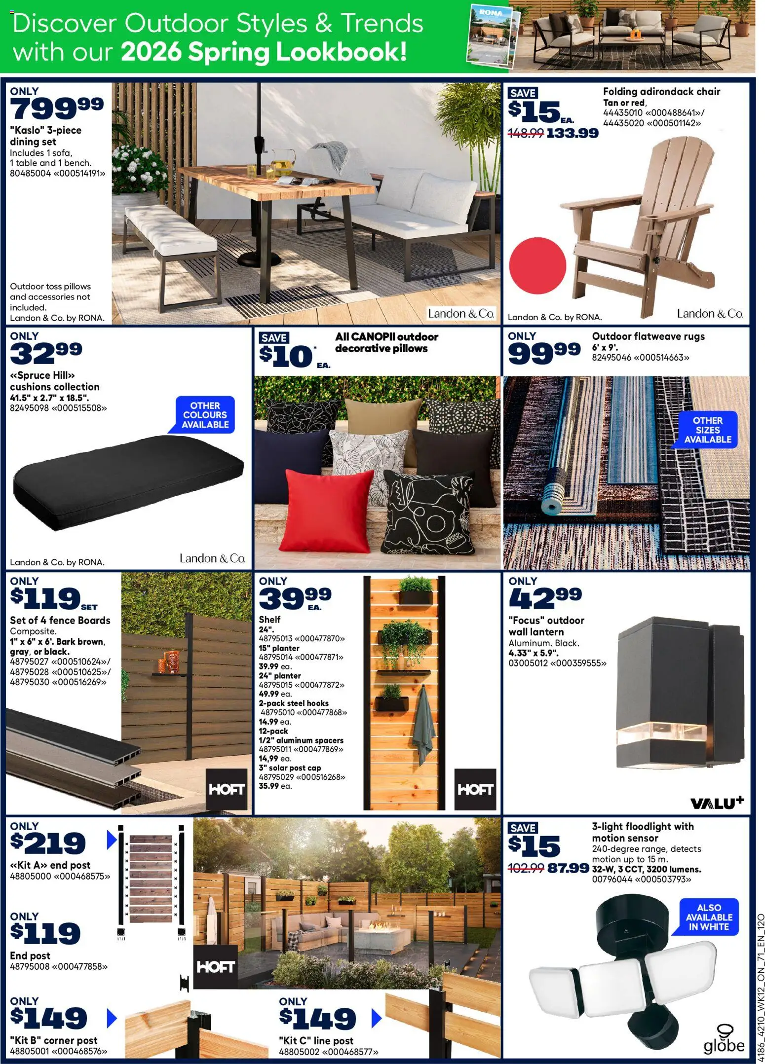 Rona flyer valid from 16.04.2026 | Page: 11 | Products: Cap, Shelf, Table, Chair