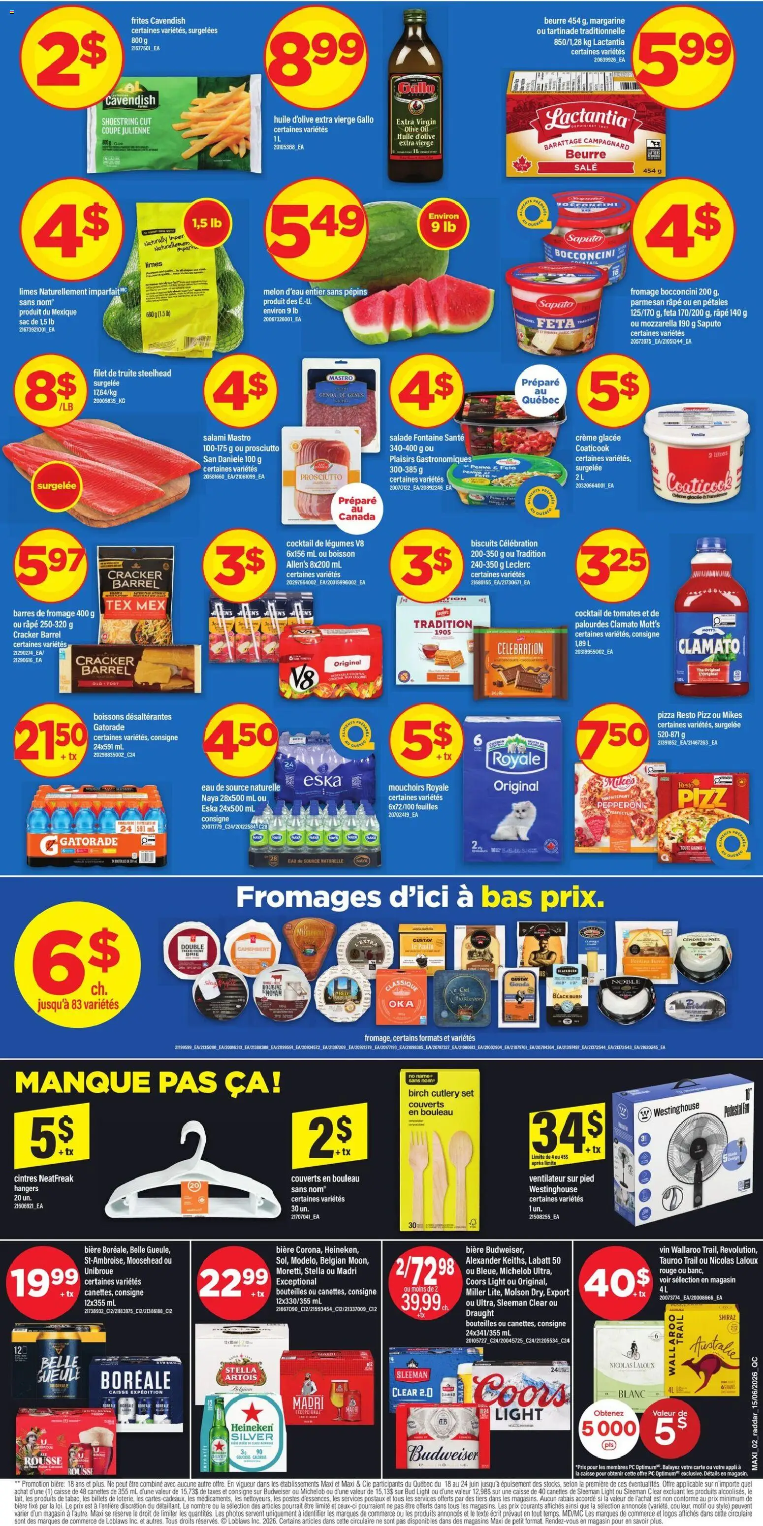 Maxi flyer valid from 18.06.2026 | Page: 2 | Products: Cream, PC, Salami, Pizza
