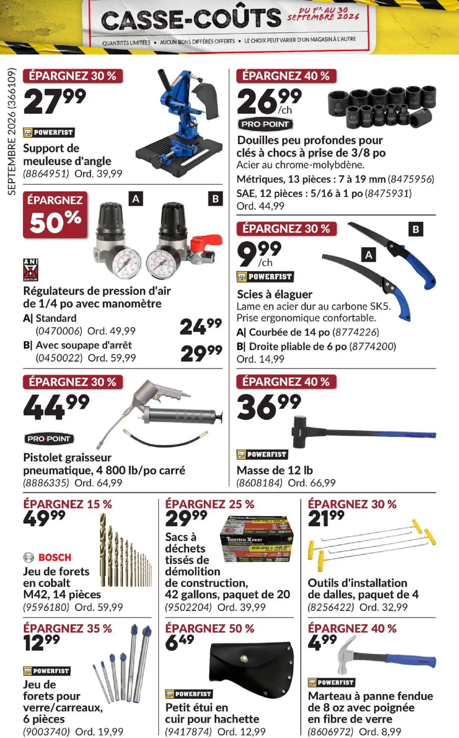 Princess Auto flyer valid from Sep 1, 2026 | Page: 2