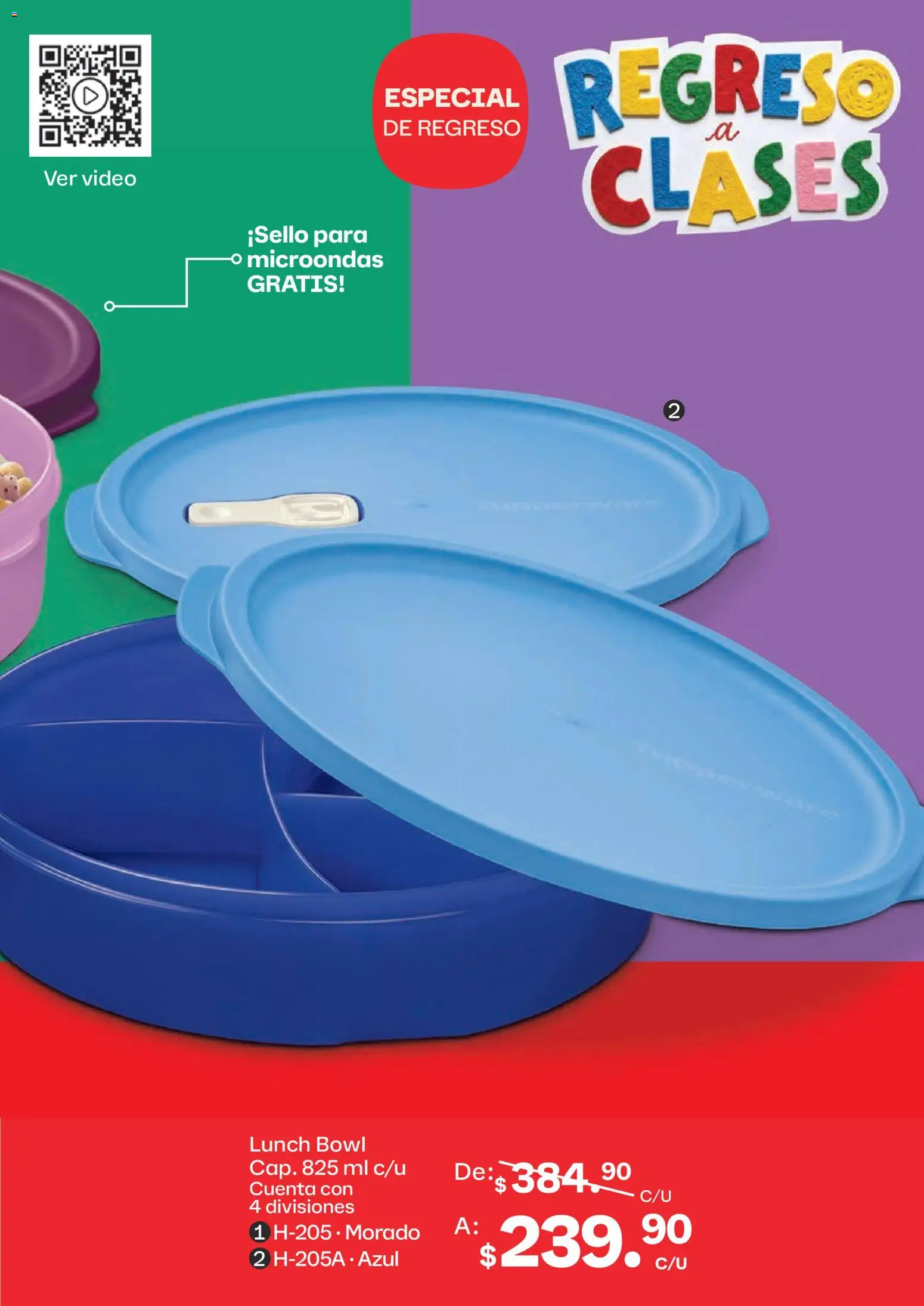 Nuevas ofertas de Tupperware válidas en toda la República Mexicana desde el 13/07/2026. ¡Encuentra las mejores ofertas en Tupperware catálogo! | Página: 39 | Productos: Microondas, Bowl, Video