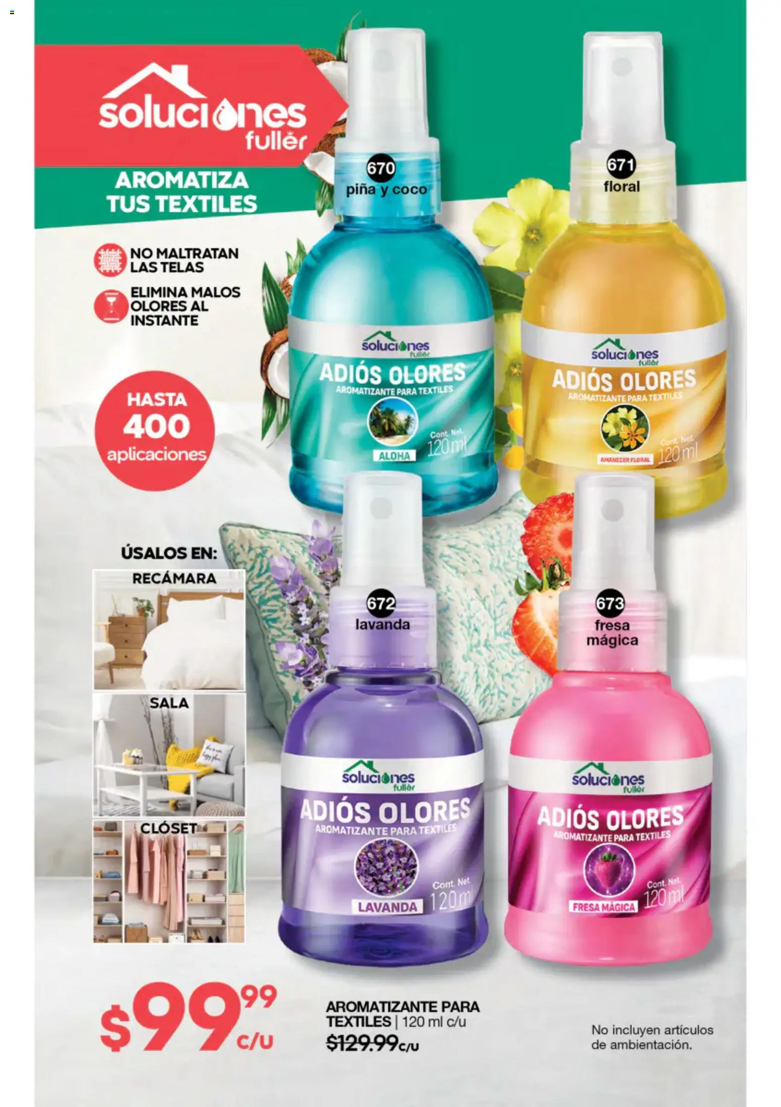 Nuevas ofertas de Fuller válidas en toda la República Mexicana desde el 22/07/2026. ¡Encuentra las mejores ofertas en Fuller campaña 8 2026! | Página: 148 | Productos: Coco, Piña, Clóset, Sala