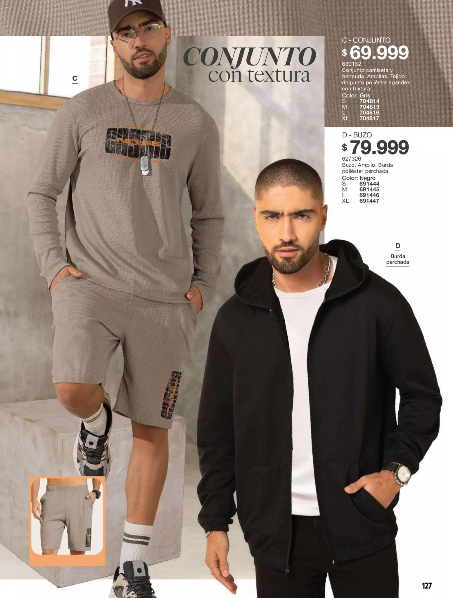 Carmel revista - valida desde el 01/07/2026 | Página: 127 | Productos: Buzo, Camiseta, Conjunto