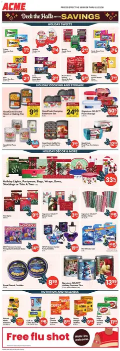 Preview of Acme weekly ads valid from 10/30/2026