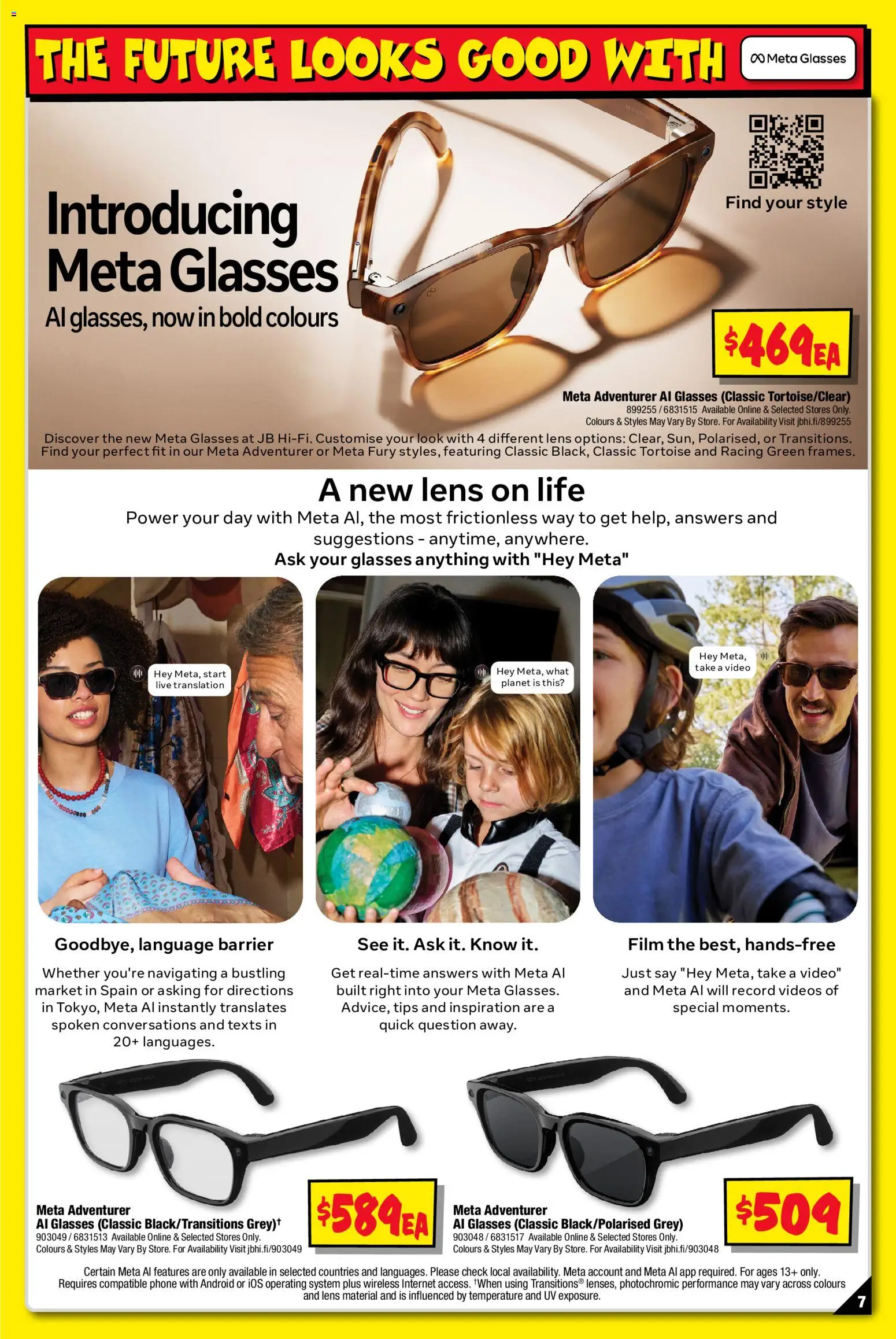 JB Hi-Fi catalogue - valid from 01/10/2026 | Page: 7 | Products: Glasses, Phone, Video