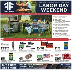 Preview of Mills Fleet Farm weekly ads valid from 08/31/2026