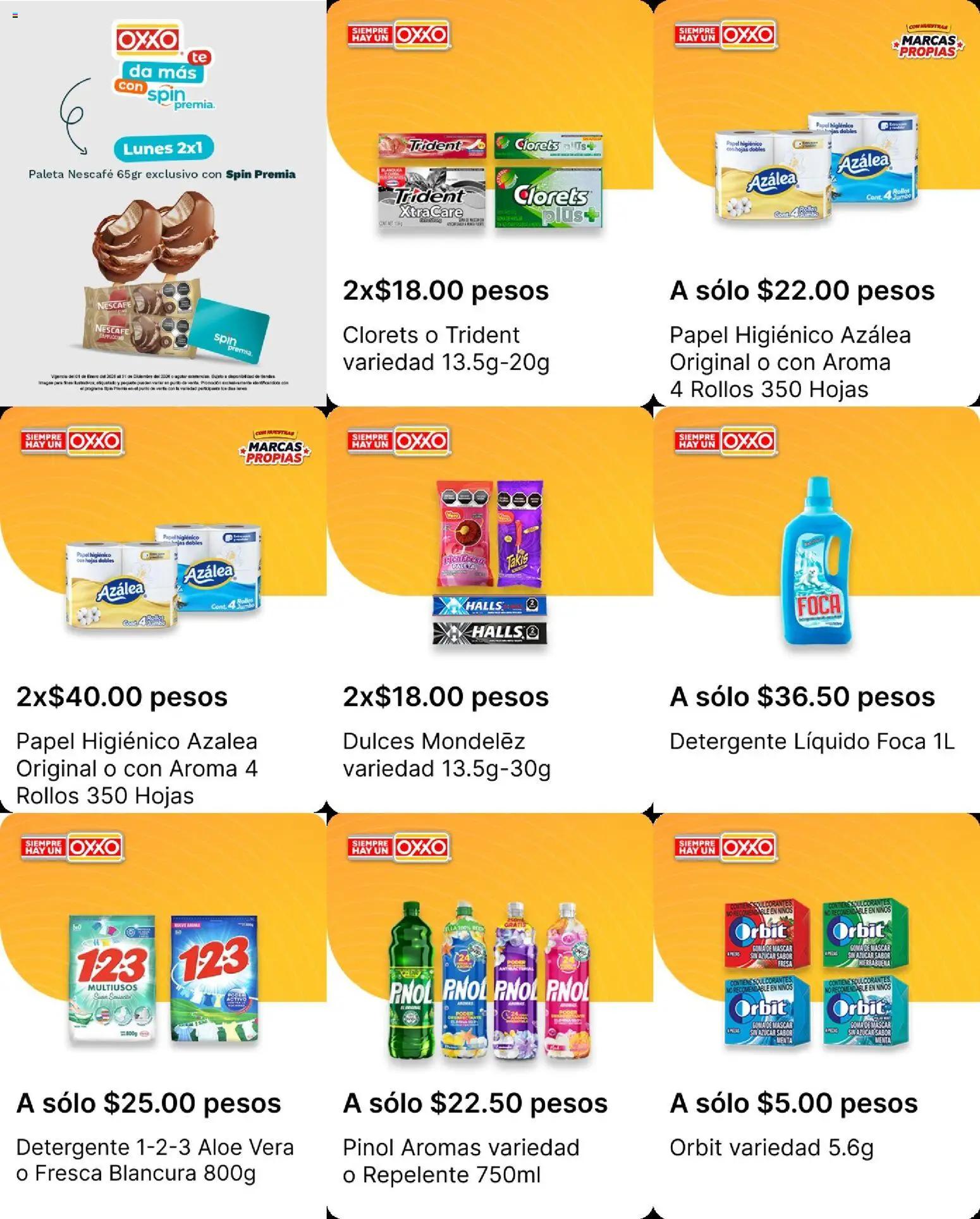 Nuevas ofertas de OXXO válidas en toda la República Mexicana desde el 03/09/2026. ¡Encuentra las mejores ofertas en OXXO folleto! | Página: 1 | Productos: Detergente, Azúcar, Papel higiénico, Edulcorantes