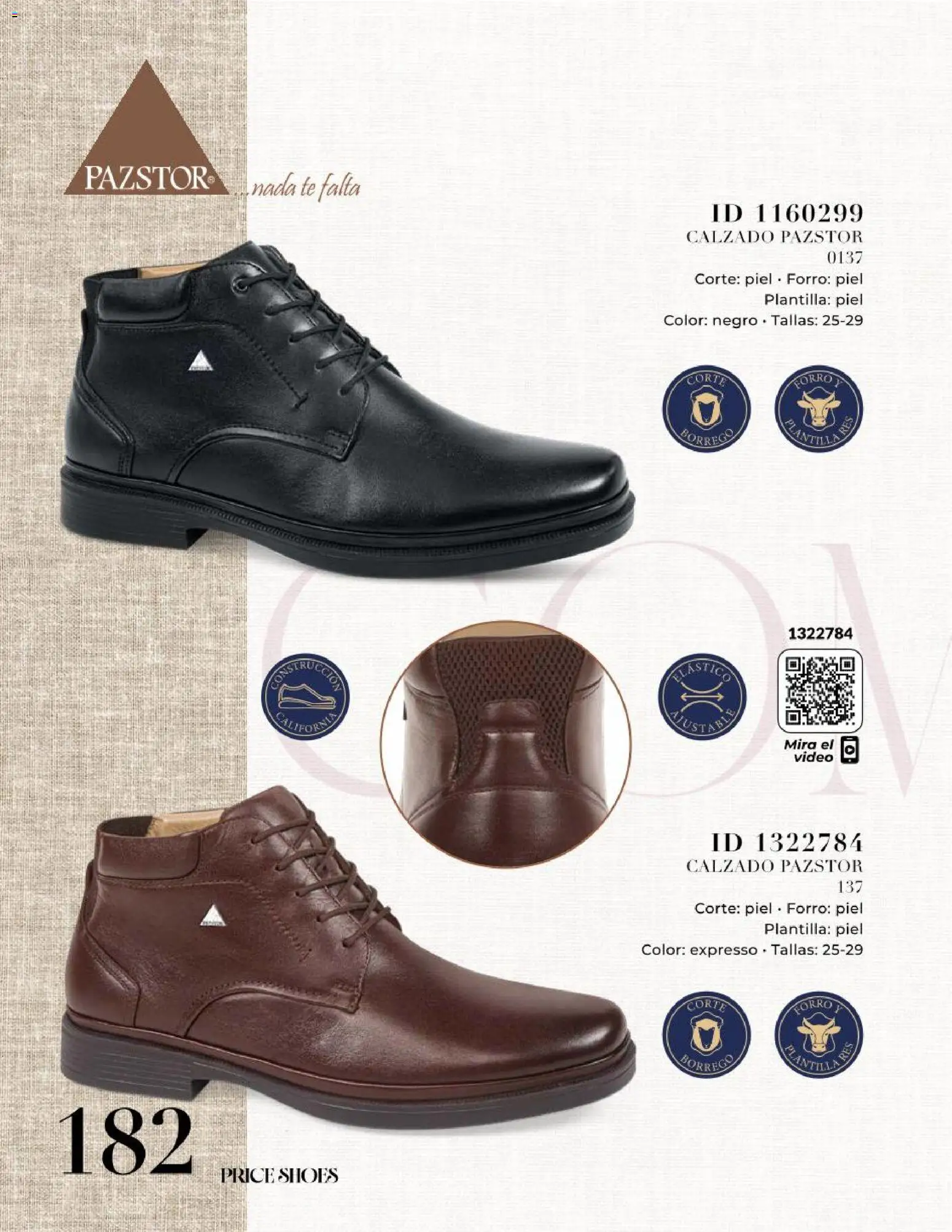 Nuevas ofertas de Price Shoes válidas en toda la República Mexicana desde el 14.05.2026. ¡Encuentra las mejores ofertas en Price Shoes catálogo Caballeros! | Página: 182 | Productos: Té, Video