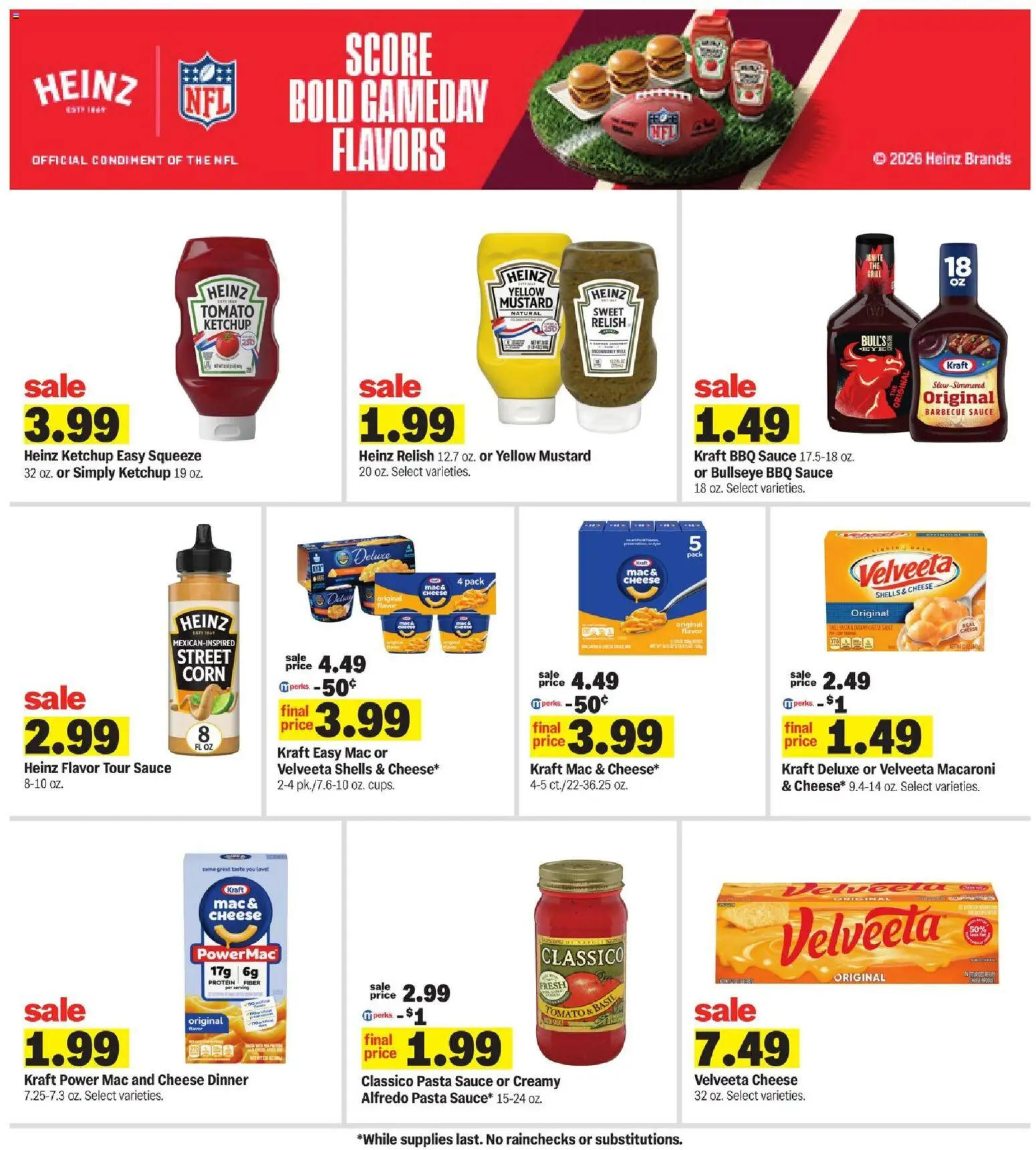 Meijer Weekly Ad - valid from 09/30/2026 | Page: 33 | Products: Cheese, Pasta, Ketchup, Mustard