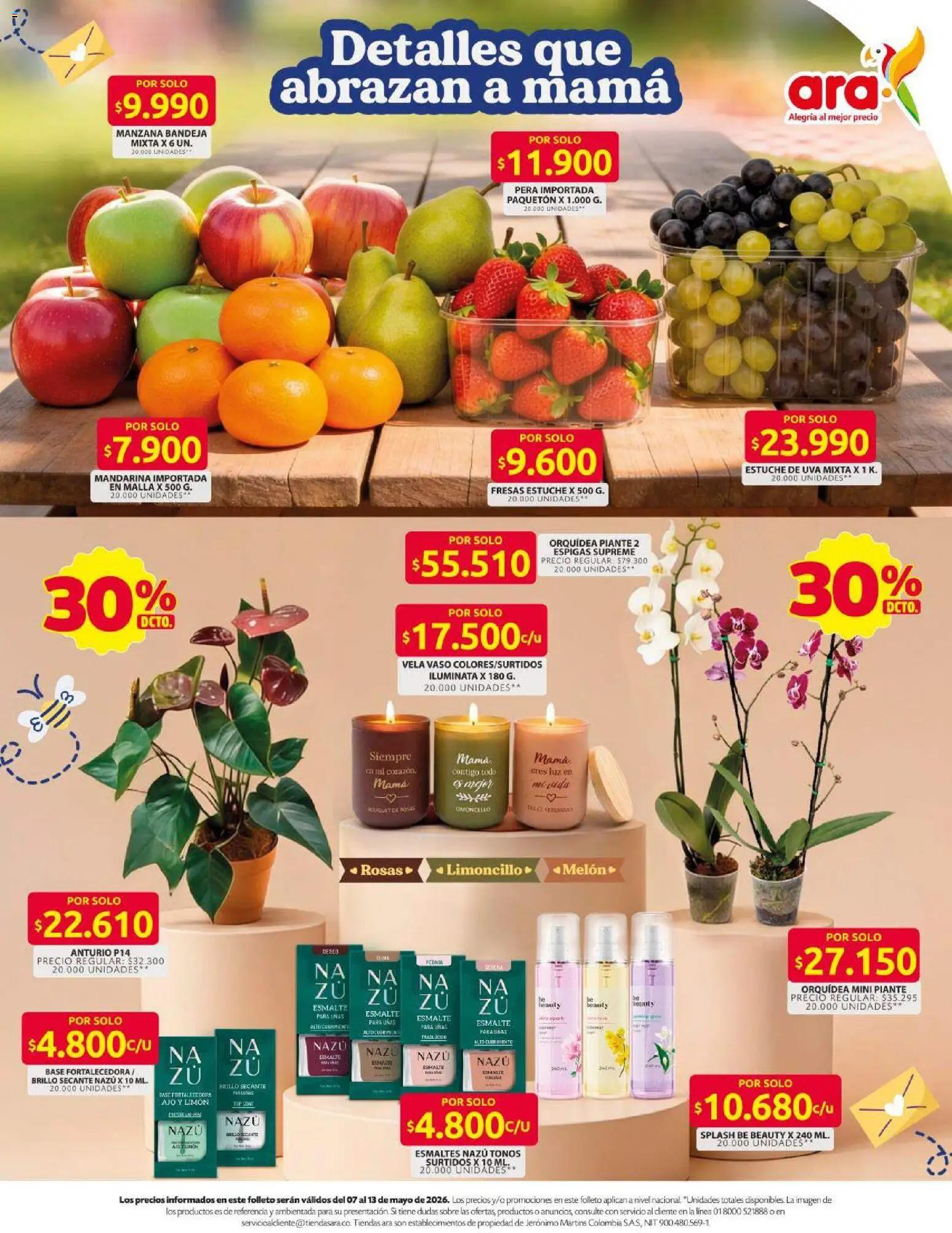 Ara revista - valida desde el 07.05.2026 | Página: 5 | Productos: Brillo, Sobre, Limón, Pera