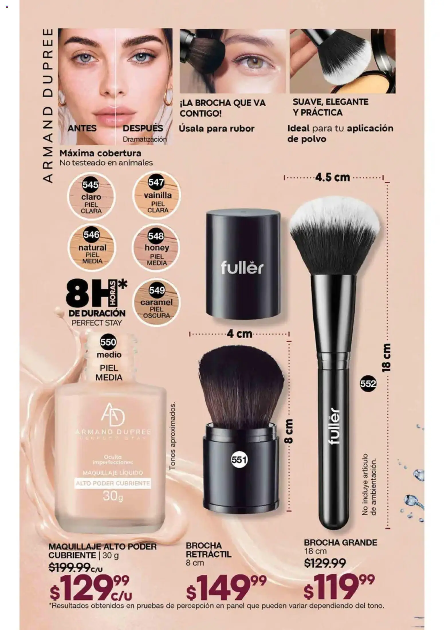 Nuevas ofertas de Fuller válidas en toda la República Mexicana desde el 19/08/2026. ¡Encuentra las mejores ofertas en Fuller campaña 10 2026! | Página: 72 | Productos: Vainilla, Maquillaje, Polvo, Rubor