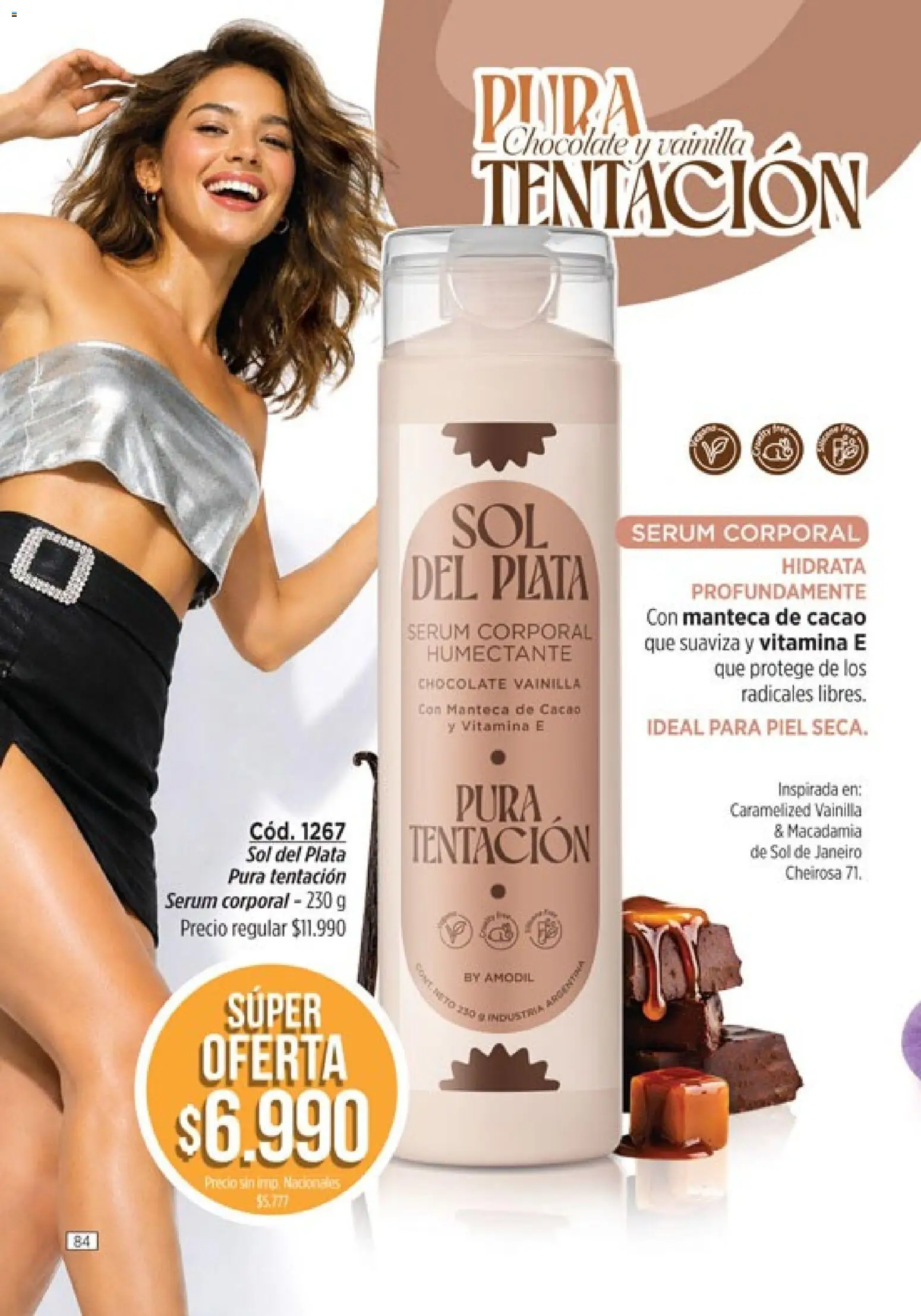Catálogo Amodil Campaña 15 │ válido desde el 26/08/2026 | Página: 84 | Productos: Vainilla, Serum, Manteca, Chocolate