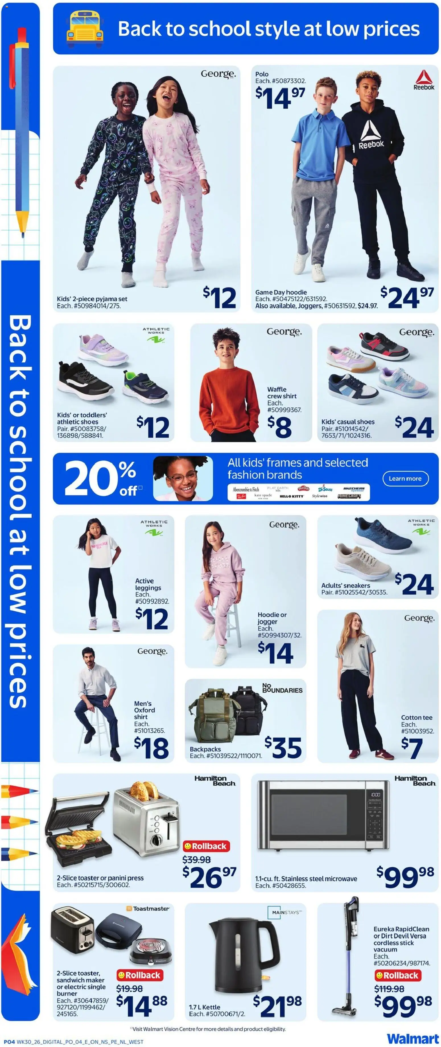 Walmart flyer valid from Aug 20, 2026 | Page: 4