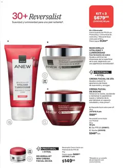 Vista previa de REVERSALIST, MINI CREMA, FACIAL DE DÍA, Reversalist Crema facial con Protinol de día FPS 20 15 g, nuevo folleto de la tienda, válido en México a partir del 08.05.2026 | Página: 118 | Productos: Crema, Radiante, Mascarilla