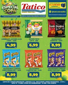 Tatico ofertas do Dia - Pré-Visualização do folheto da loja Tatico, válido de 12.06.2026 | Página: 22 | Produtos: Leite, Parmesão, Hambúrguer, Cheetos