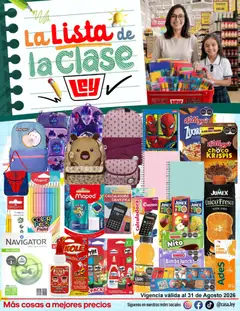 Vista previa de Casa Ley folleto La Lista de la Clase, nuevo folleto de la tienda, válido en México a partir del 29/08/2026