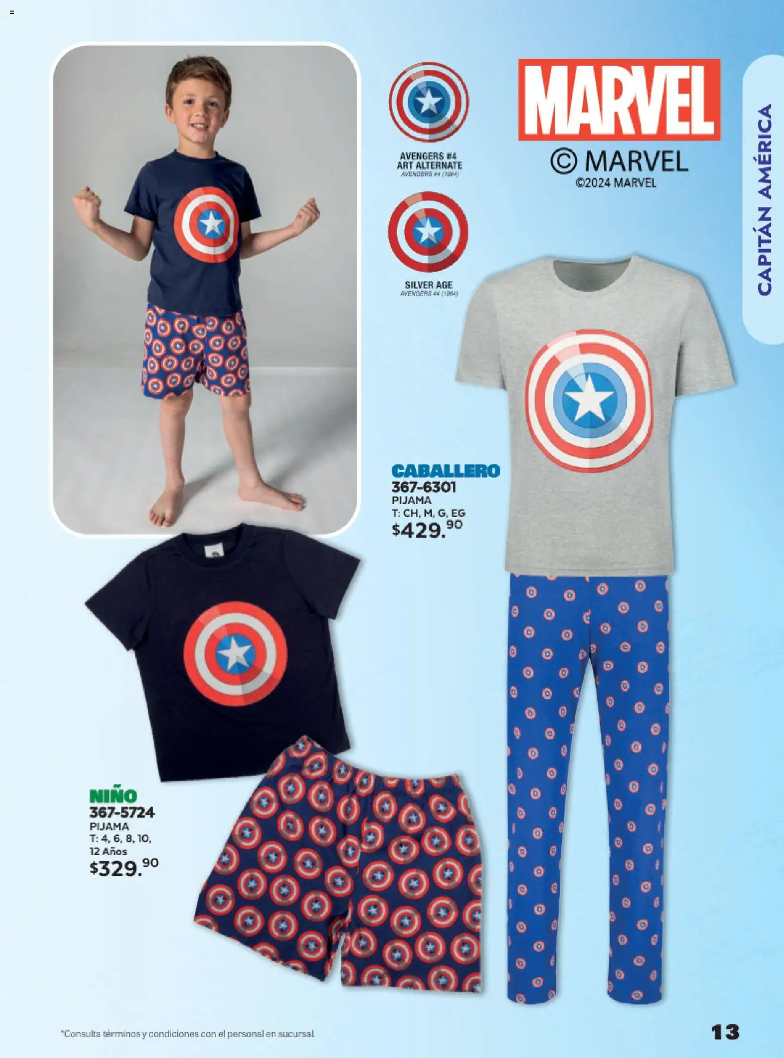 Nuevas ofertas de Andrea válidas en toda la República Mexicana desde el 24.05.2026. ¡Encuentra las mejores ofertas en Andrea catálogo Lo más divertindo en ropa! | Página: 13 | Productos: Pijama
