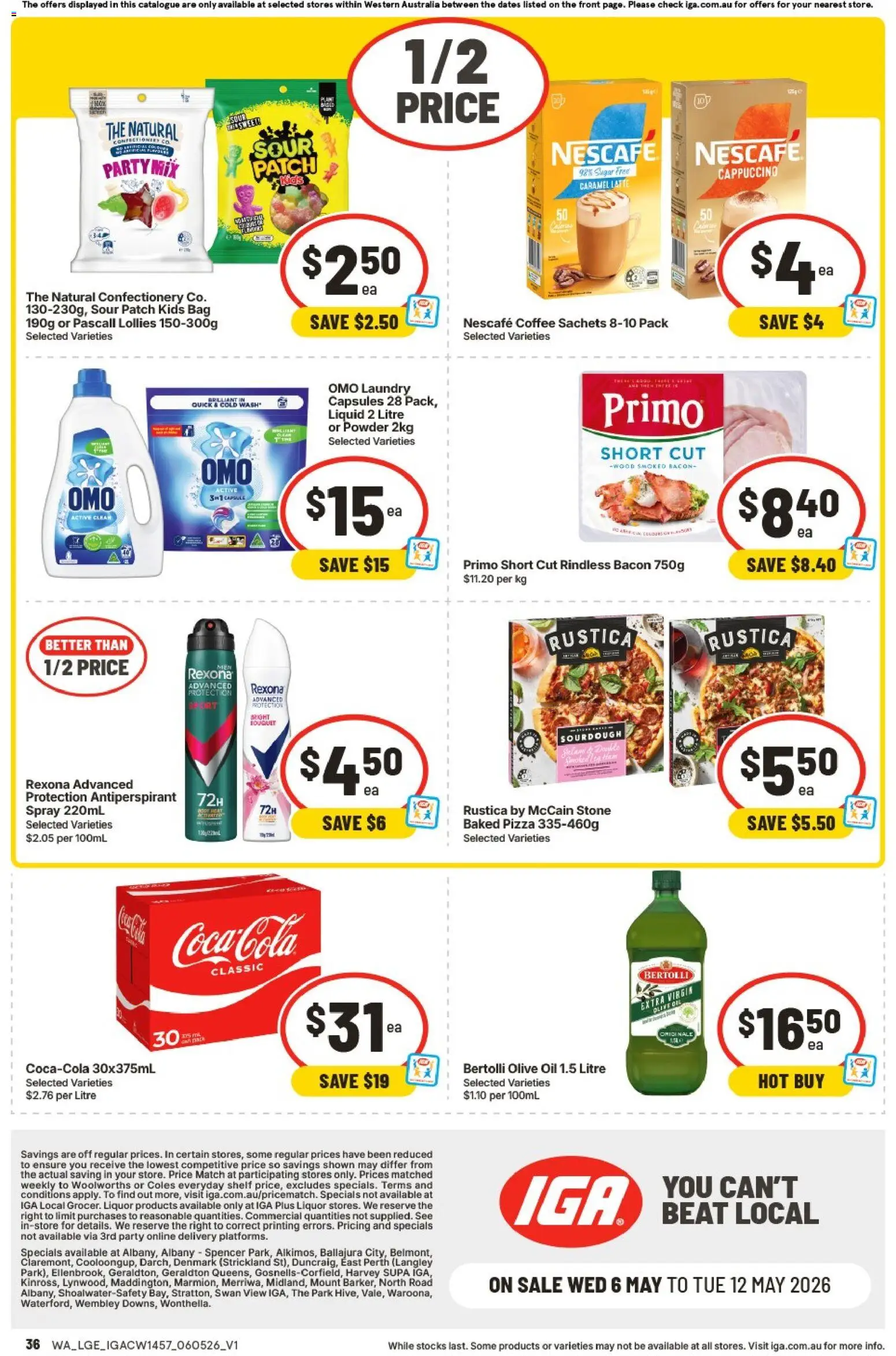 IGA catalogue - valid from 06.05.2026 | Page: 2 | Products: Powder, Lollies, Wood, Sugar