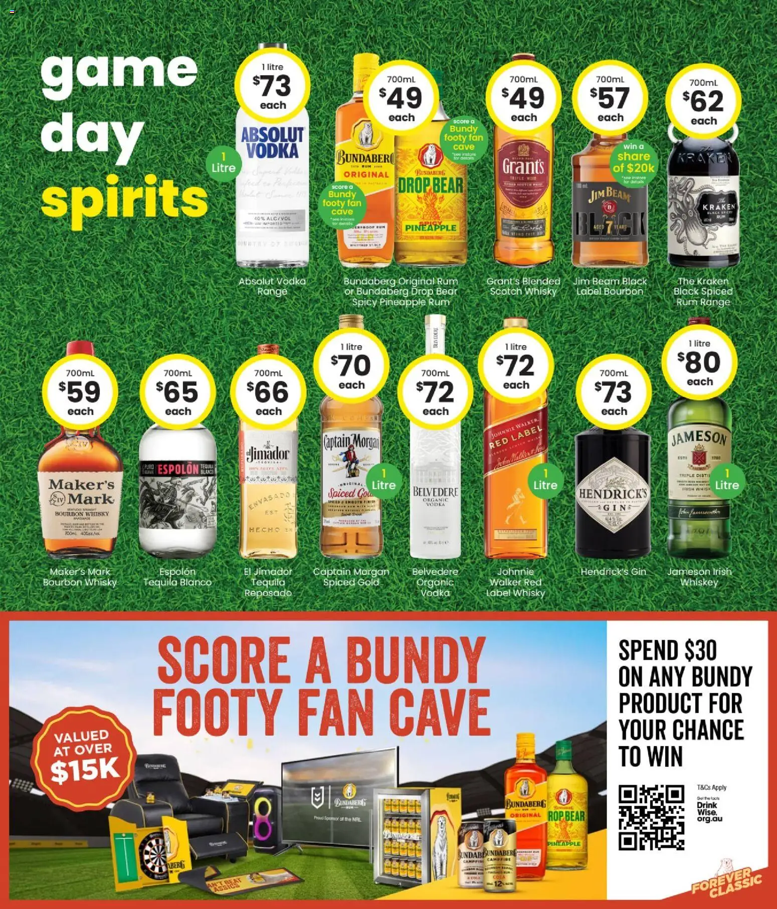 The Bottle-O catalogue - valid from 14/09/2026 | Page: 5 | Products: Rum, Fan, Hendrick’s Gin, Jameson