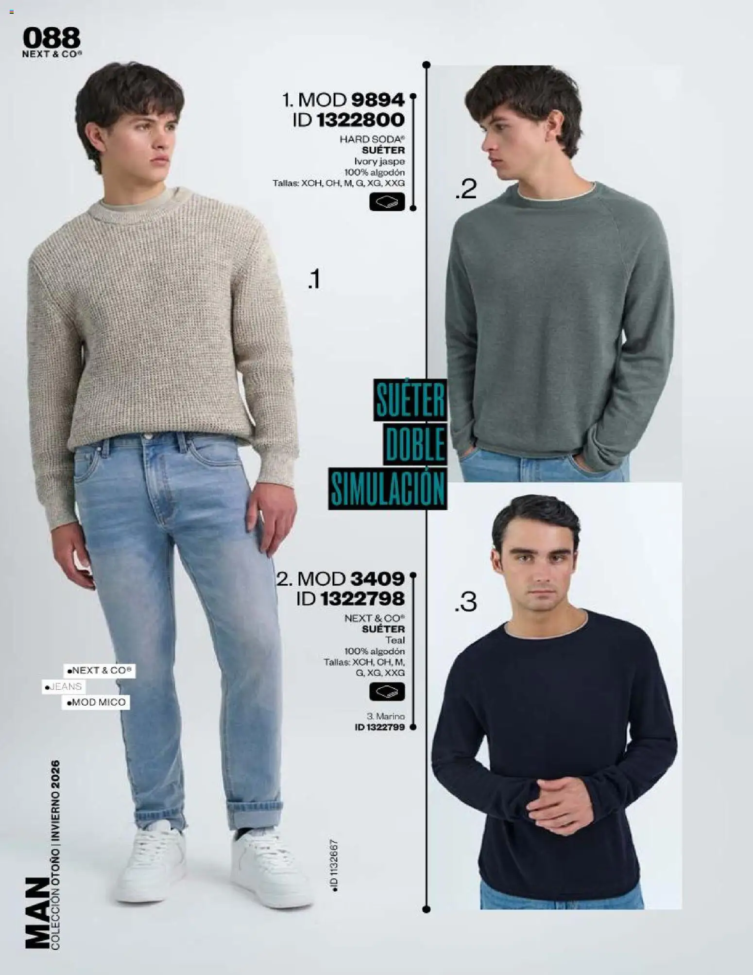 Nuevas ofertas de Price Shoes válidas en toda la República Mexicana desde el 01/09/2026. ¡Encuentra las mejores ofertas en Price Shoes catálogo Man! | Página: 88 | Productos: Suéter, Algodón