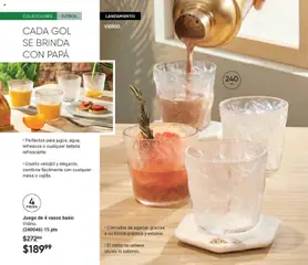 Vista previa de Juego de 4 vasos basic, Juego de 4 vasos basic Vidrio., nuevo folleto de la tienda, válido en México a partir del 08.05.2026 | Página: 14