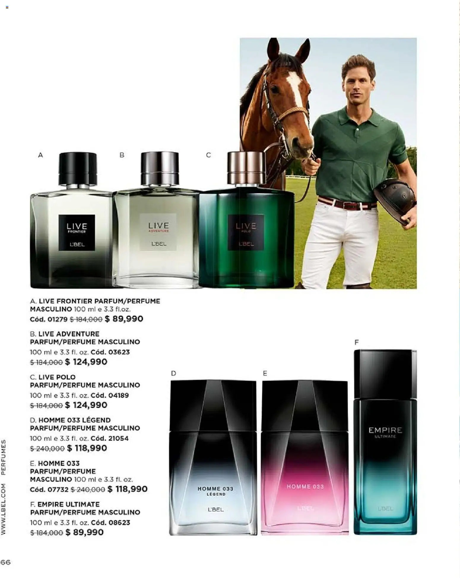 L'Bel revista - valida desde el 30/10/2026 | Página: 66 | Productos: Perfumes