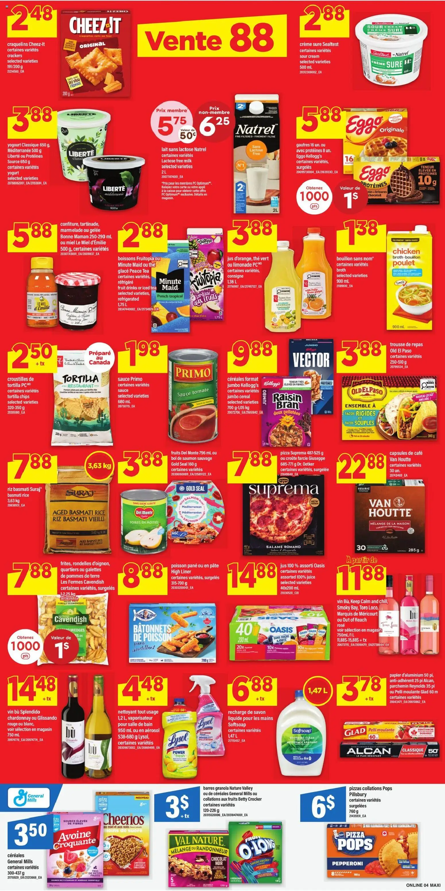 Maxi flyer valid from Jun 25, 2026 | Page: 7 | Products: Tea, PC, Yogurt, Pizza