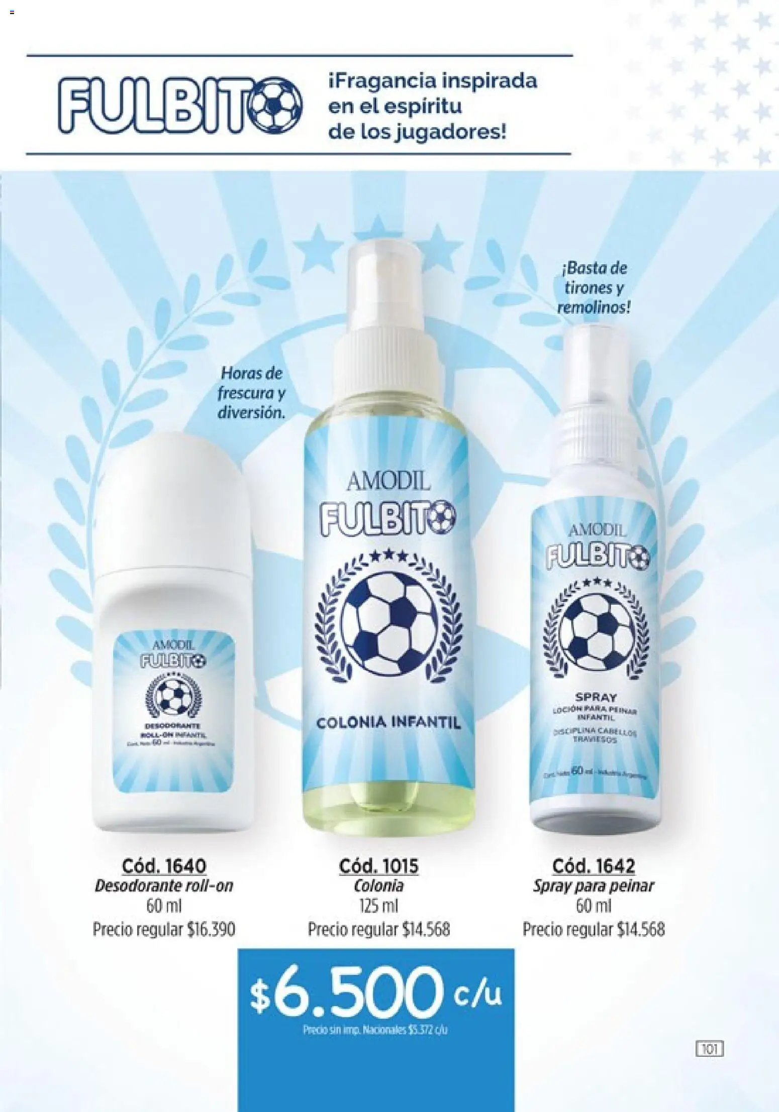 Catálogo Amodil Campaña 15 │ válido desde el 26/08/2026 | Página: 101 | Productos: Loción, Desodorante