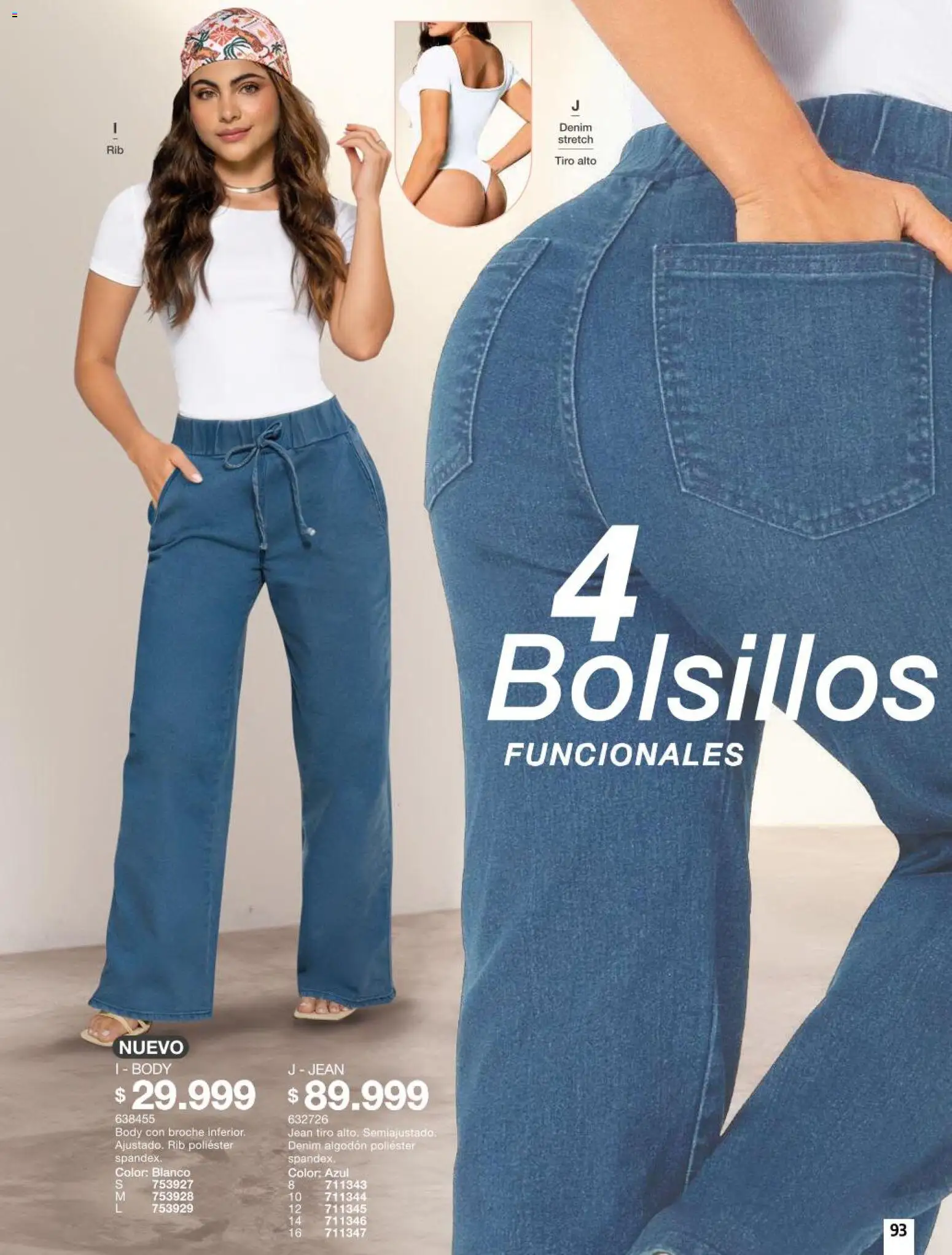 Carmel revista - valida desde el 11/08/2026 | Página: 93 | Productos: Algodón, Bolsillos, Body, Jean