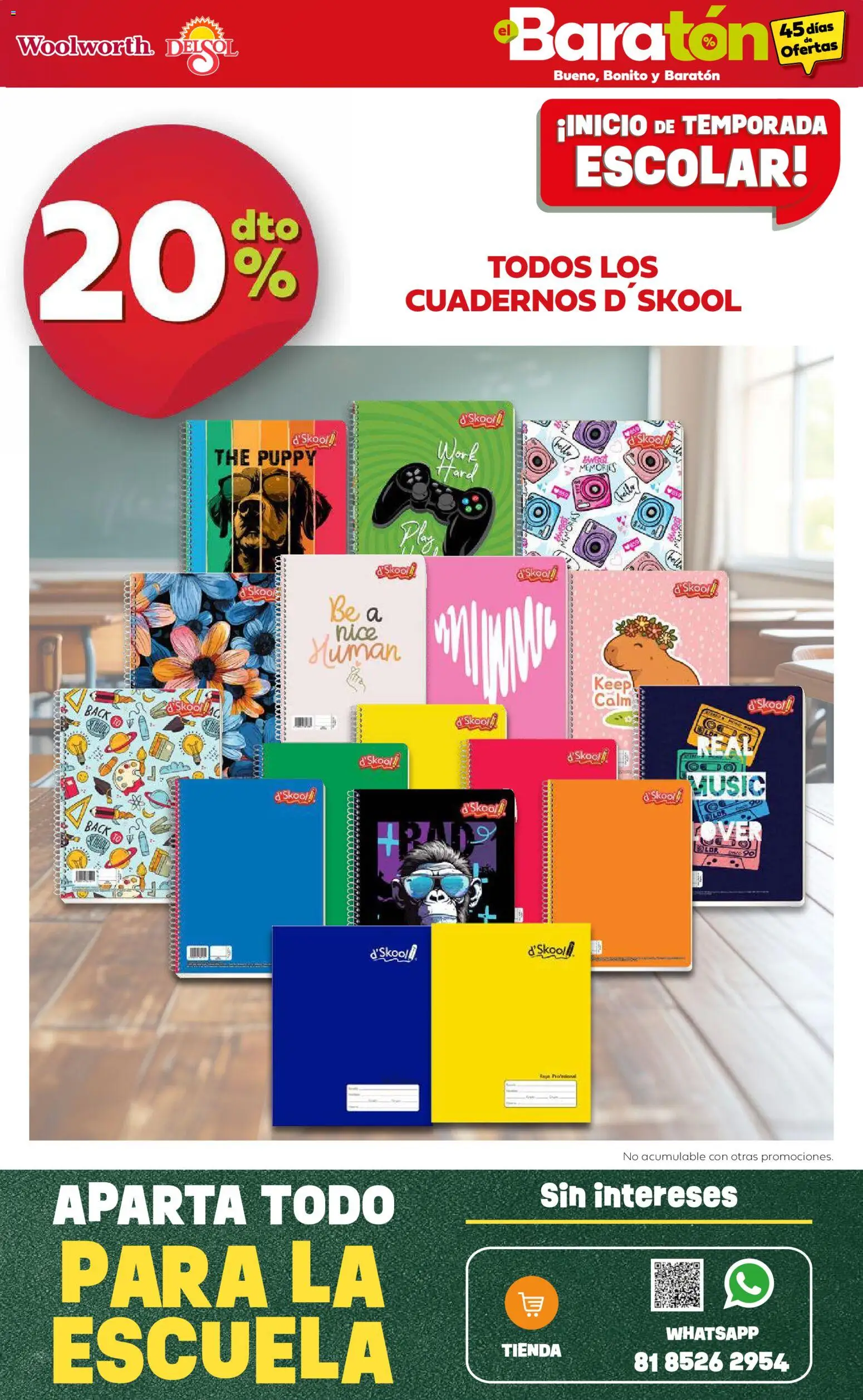 Nuevas ofertas de Del Sol y Woolworth válidas en toda la República Mexicana desde el 02/07/2026. ¡Encuentra las mejores ofertas en Del Sol y Woolworth catálogo Bueno, Bonito y Baratón! | Página: 2