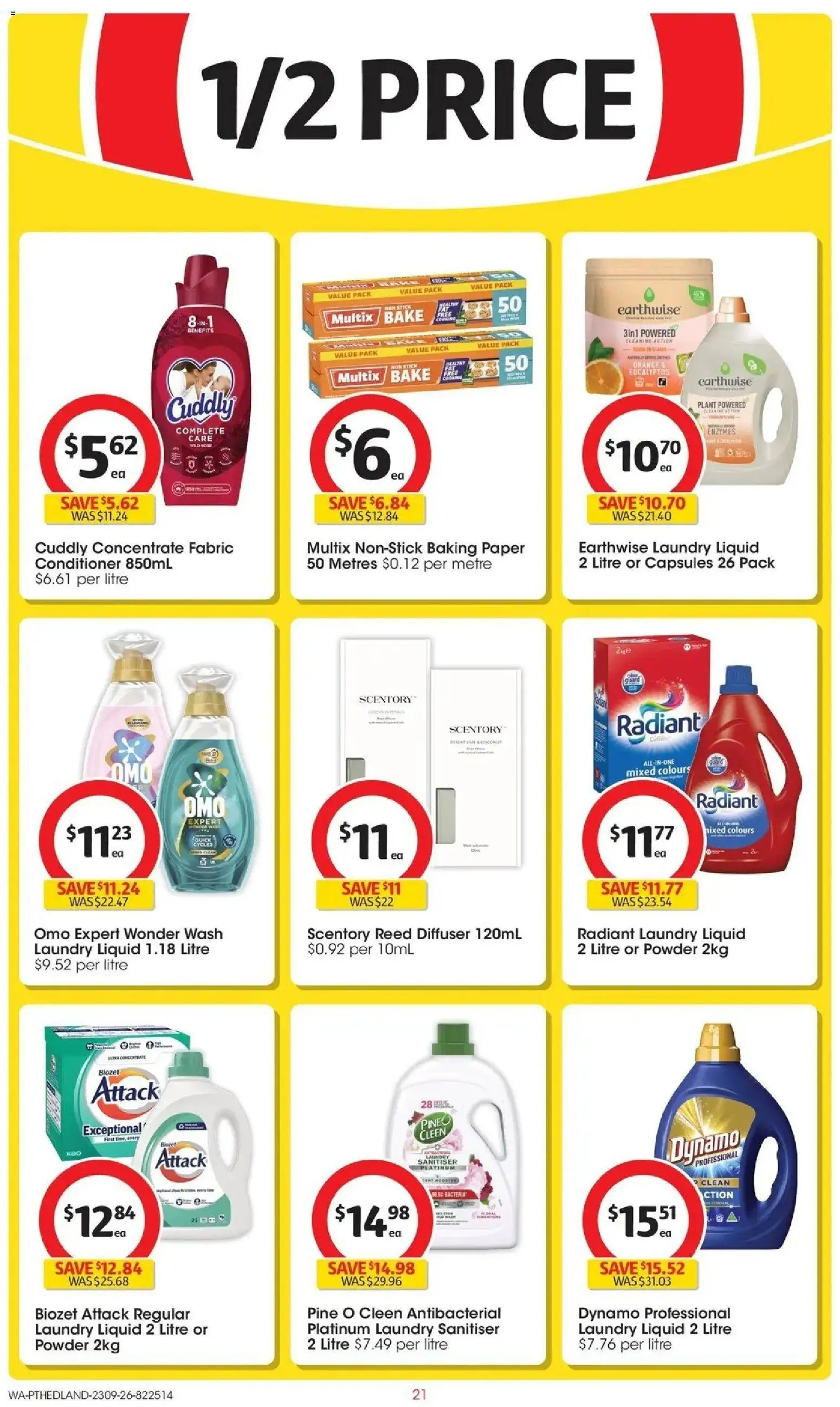 ﻿Coles catalogue valid from 23/09/2026 > Online Australia | Page: 21 | Products: Plant, Conditioner, Baking paper, Laundry