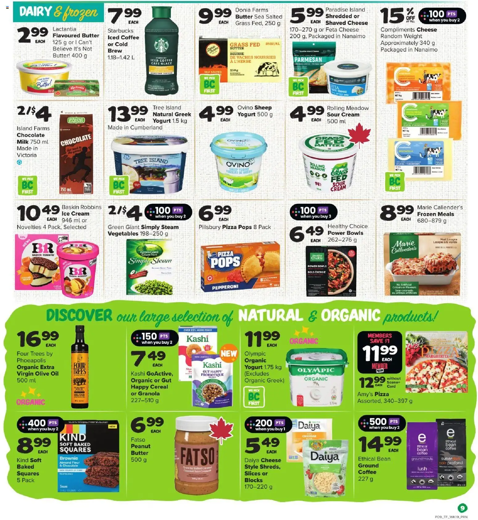 Thrifty Foods flyer valid from Sep 3, 2026 | Page: 10 | Products: Cream, Meadow, Olive oil, Butter