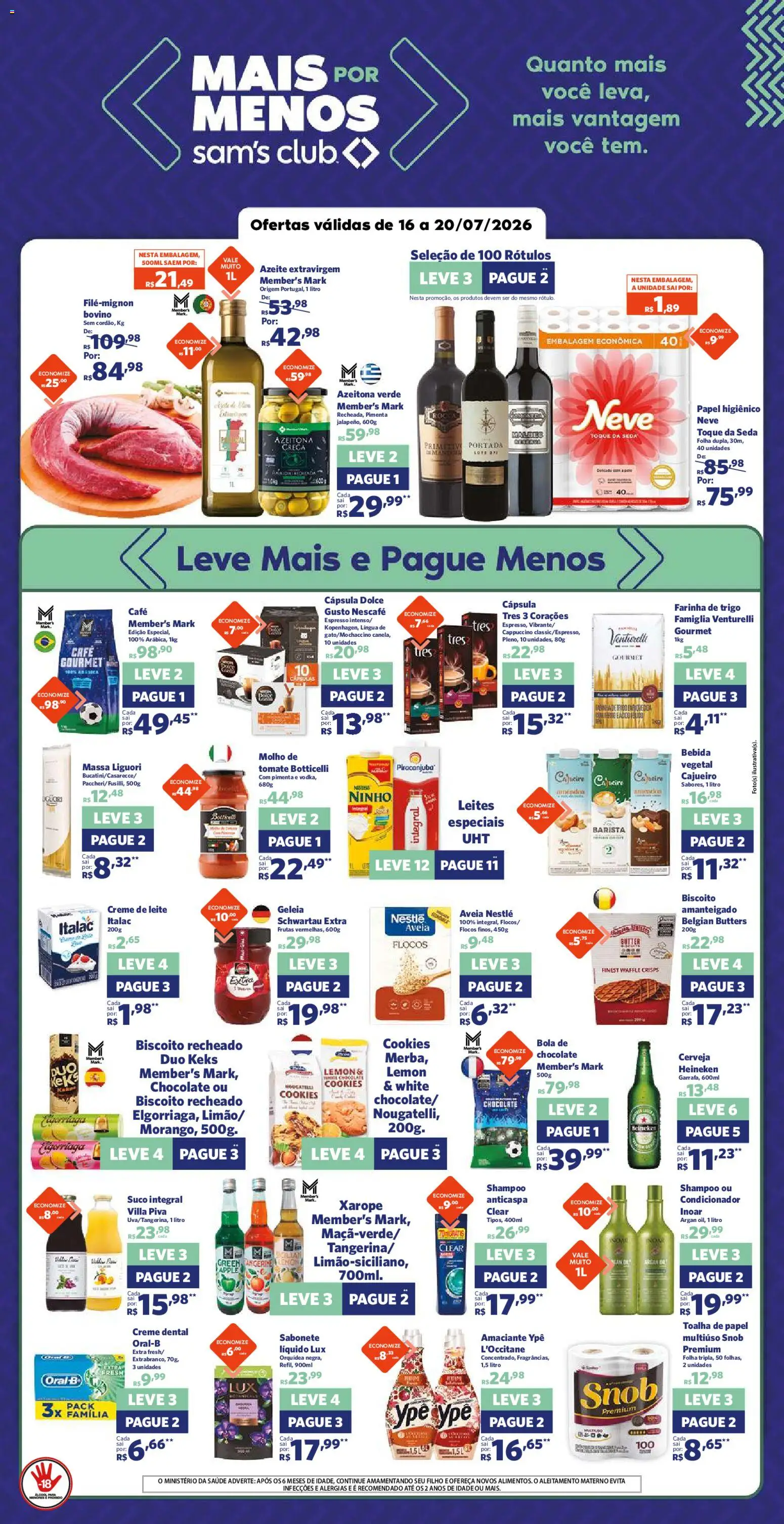 Sam's Club Folheto - válido de 16/07/2026 | Página: 1