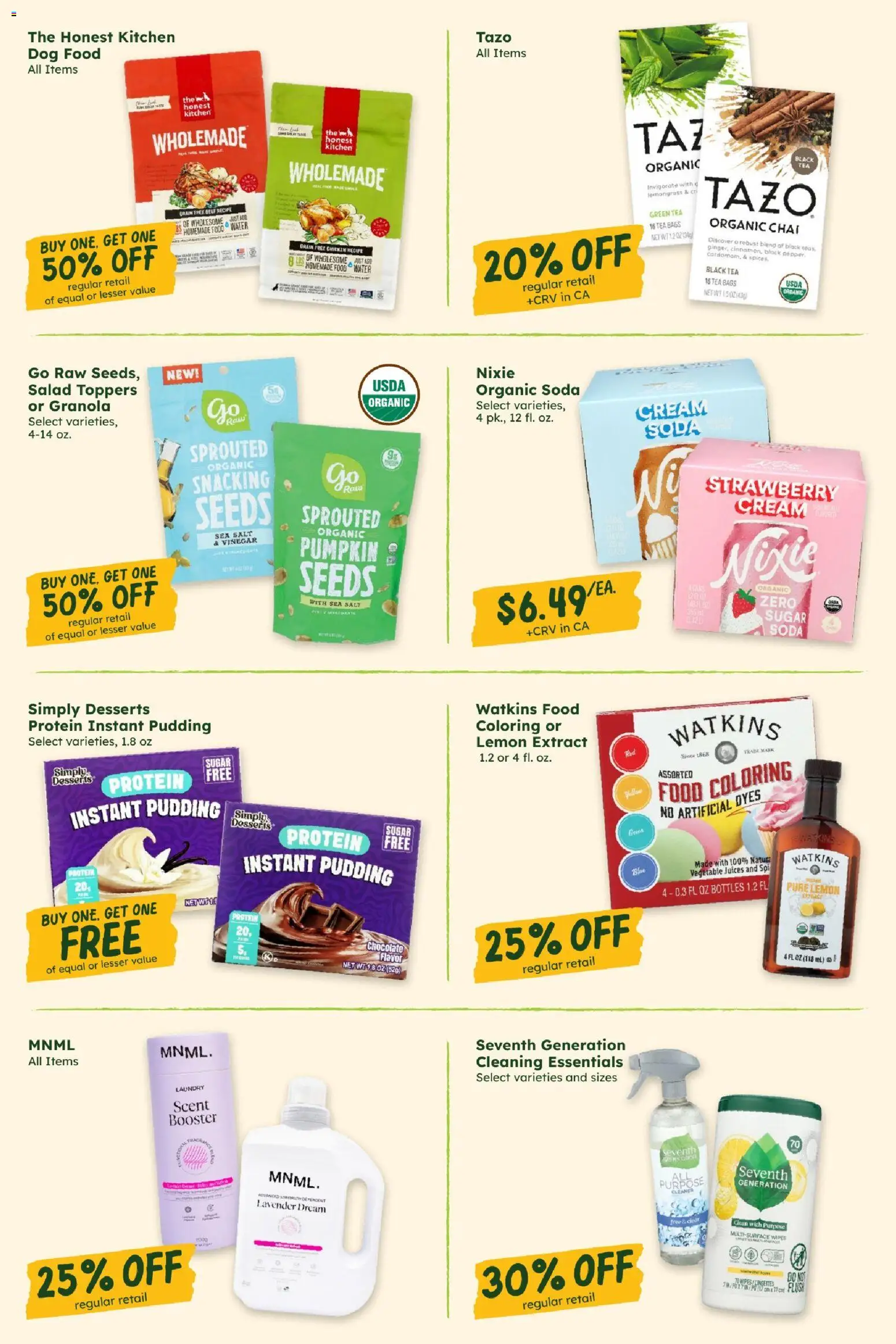 Sprouts Monthly Ad - valid from 09/23/2026 | Page: 18 | Products: Cream, Salad, Sugar, Lemon