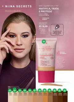 Eudora - Revista 7/2026 - Pré-Visualização do folheto da loja Eudora, válido de 23.04.2026 | Página: 84 | Produtos: Maquiagem, Óleo, Espelho, Base