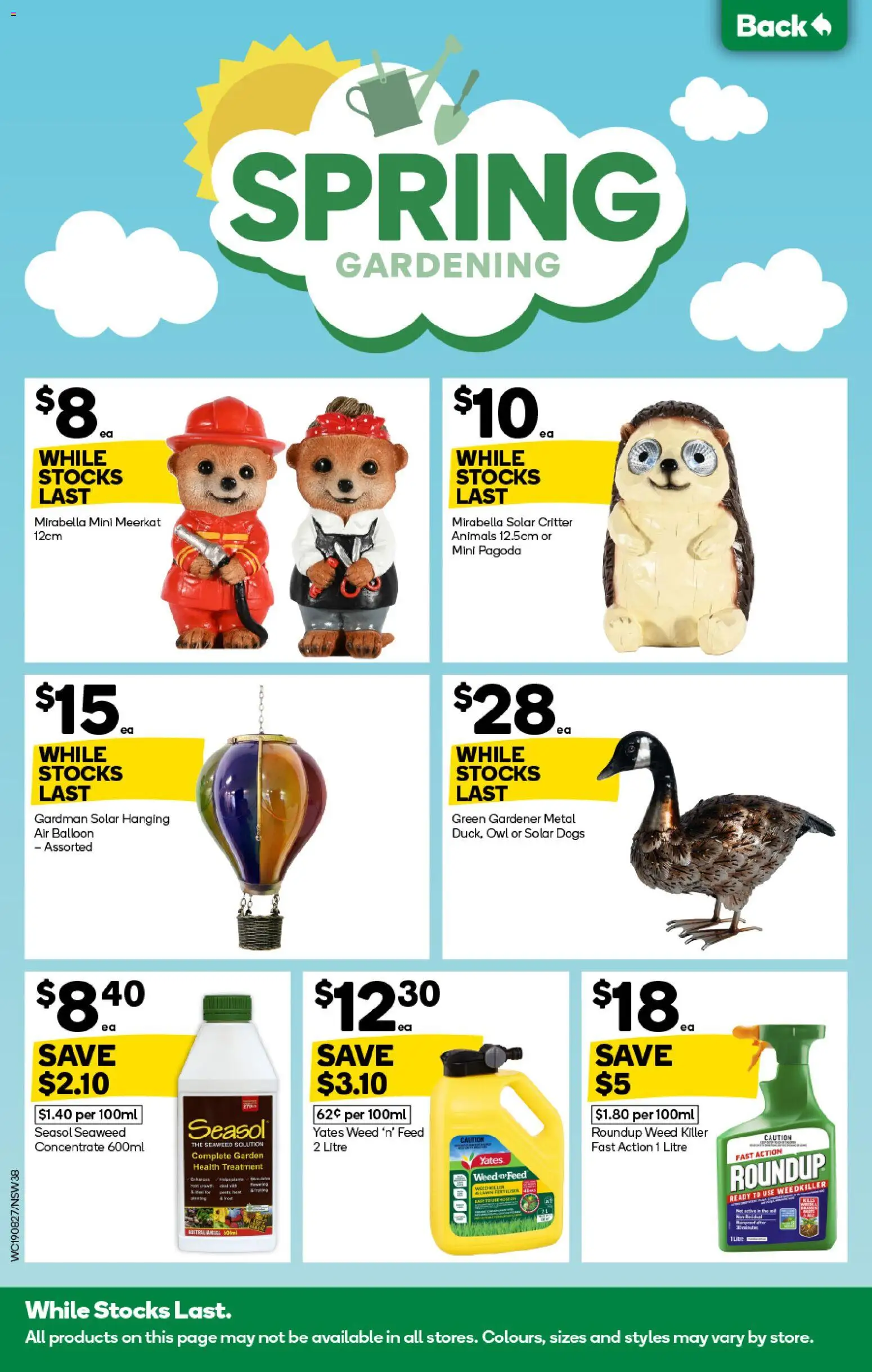 Woolworths catalogue - valid from 19/08/2026 | Page: 38 | Products: Weed, Treatment