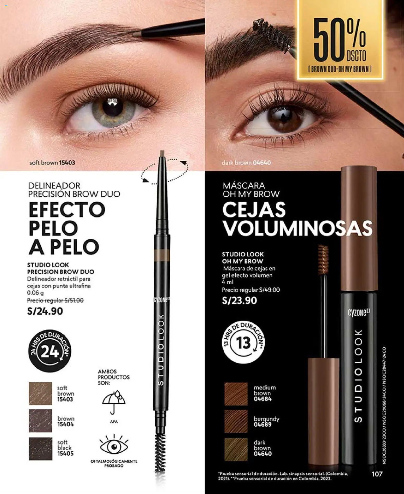 Catálogo CyZone válido desde 04.04.2026 | Página: 119 | Productos: Máscara, Delineador