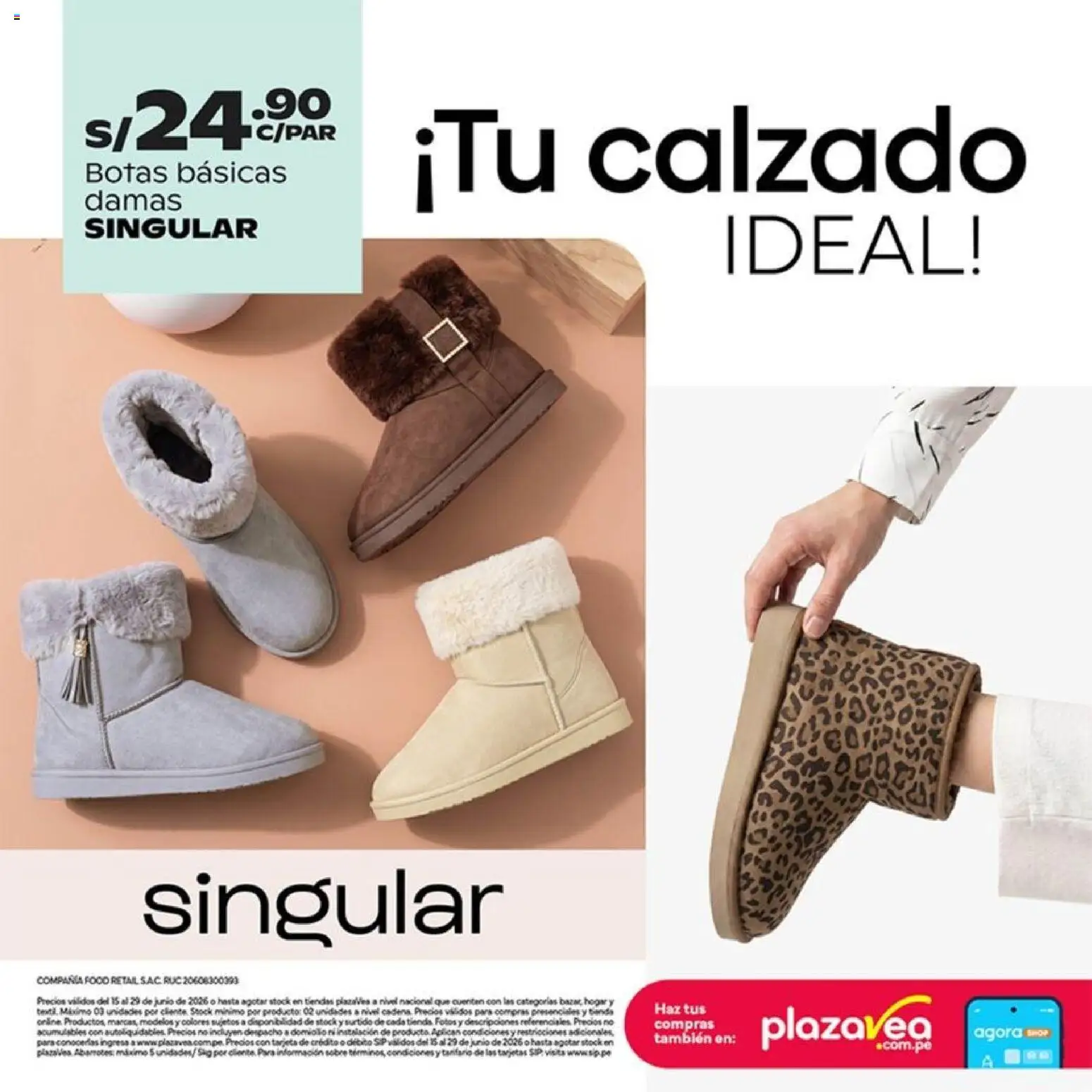 Catálogo Plaza Vea válido desde 15.06.2026 | Página: 24 | Productos: Botas