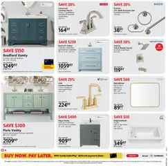 Preview of Home Hardware flyer - Ultimate Bath Sale from shop Home Hardware valid from Jul 9, 2026 | Page: 4 | Products: Bath, Shower, Mirror
