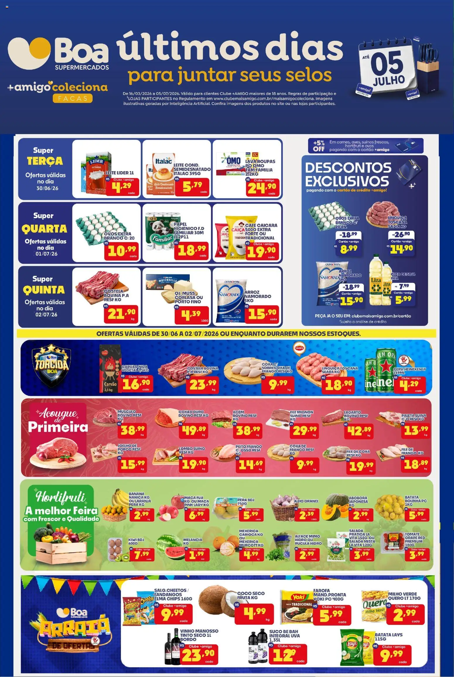 Boa Supermercados Folheto - válido de 30/06/2026 | Página: 1