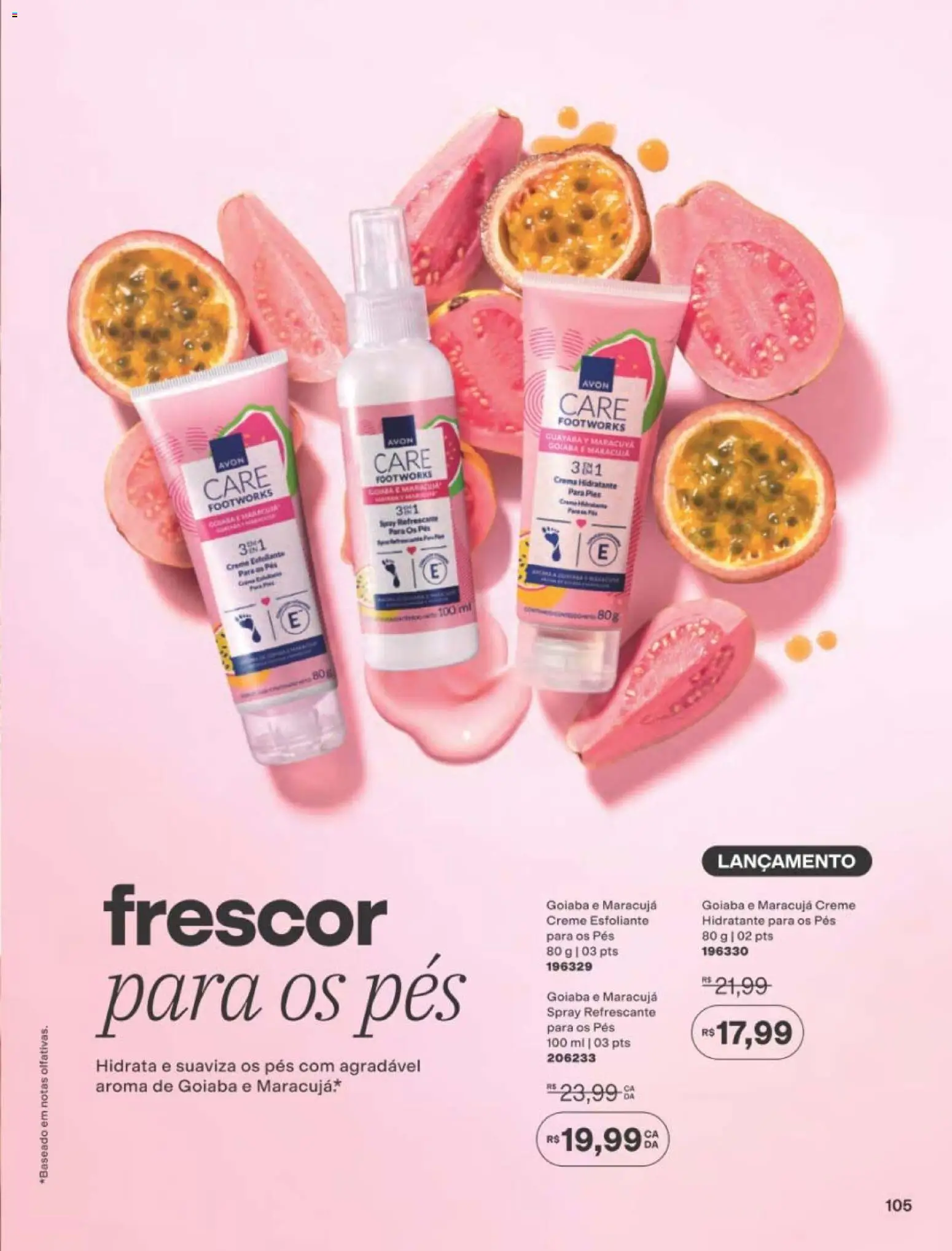Avon Folheto - válido de 01/09/2026 | Página: 105 | Produtos: Goiaba, Maracujá, Creme