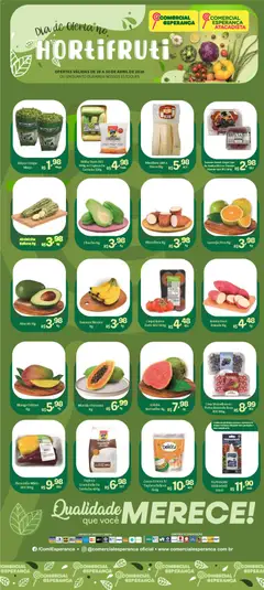 Comercial Esperança ofertas Hortifruti - Pré-Visualização do folheto da loja Comercial Esperança, válido de 28.04.2026