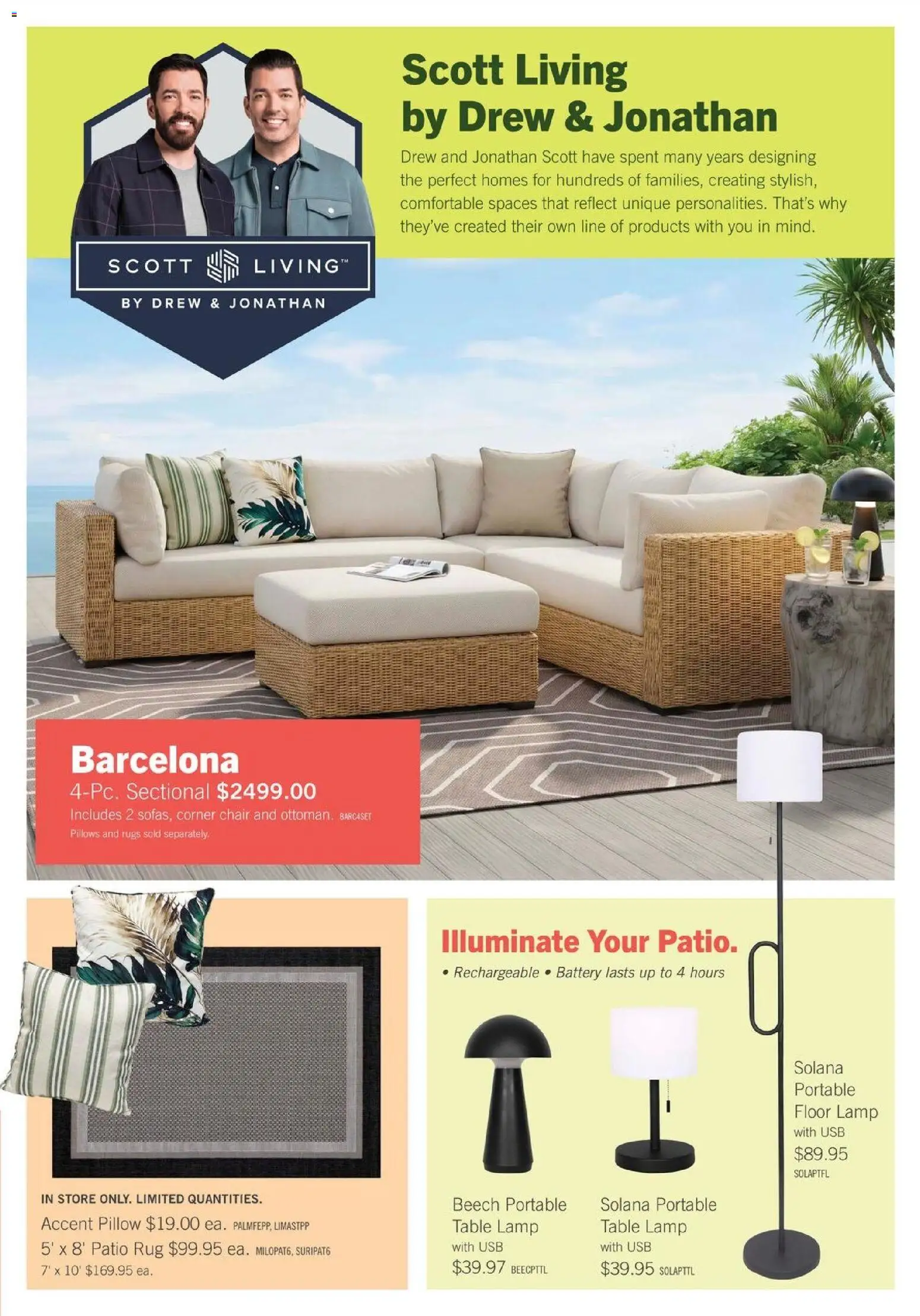 The Brick flyer valid from Mar 2, 2026 | Page: 2 | Products: Rug, Table, Battery, Chairs