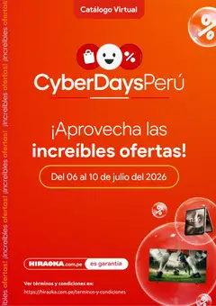 Vista previa de folleto Hiraoka catálogo de la Hiraoka válido desde 06/07/2026