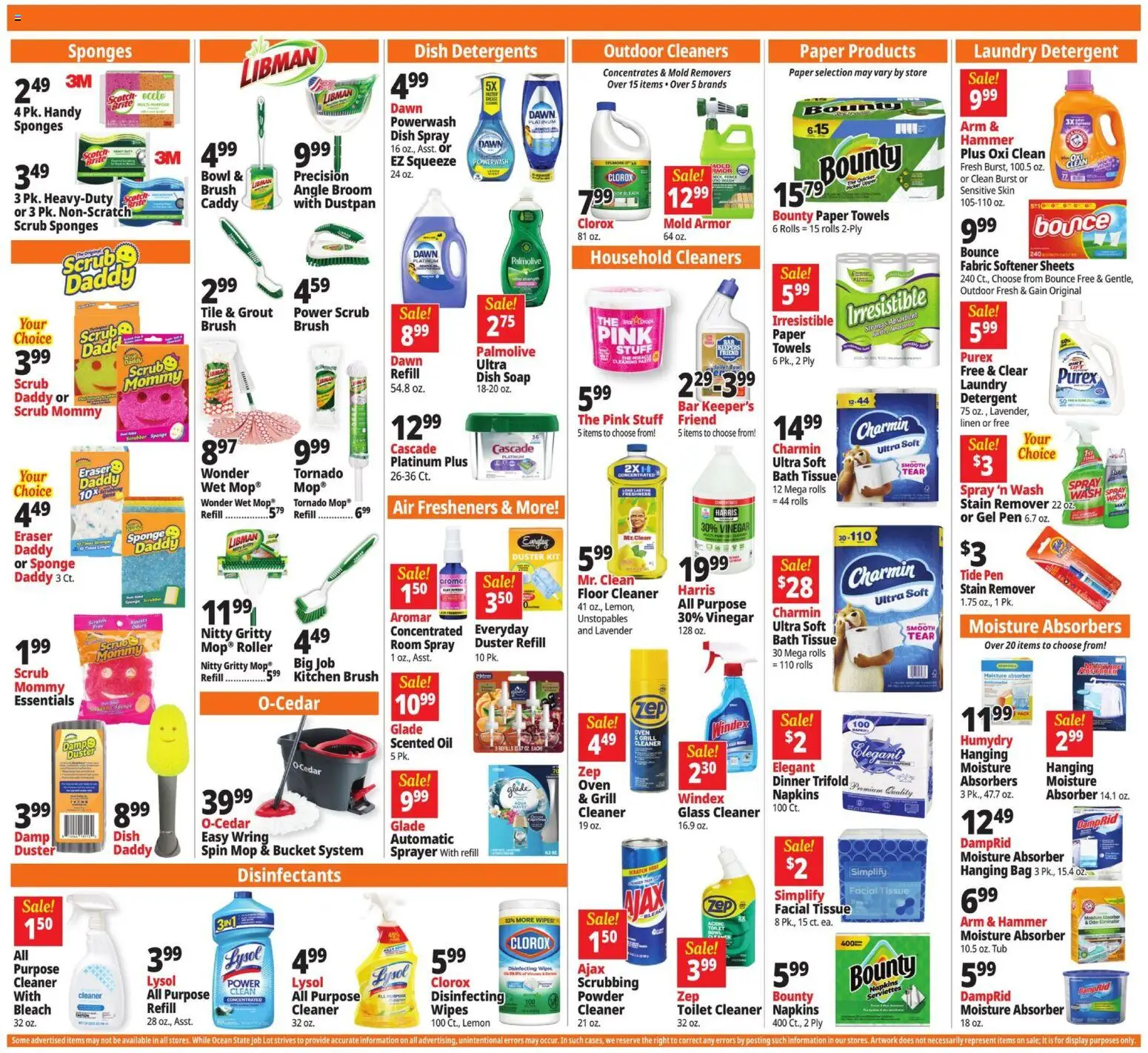 Ocean State Job Lot Weekly Ad - MA - valid from 09/03/2026 | Page: 13 | Products: Vinegar, Brush, Oil, Oven