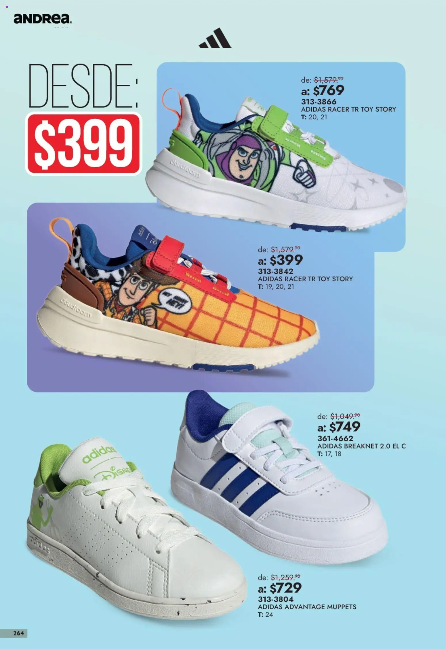 Nuevas ofertas de Andrea válidas en toda la República Mexicana desde el 13/09/2026. ¡Encuentra las mejores ofertas en Andrea catálogo Outlet! | Página: 264